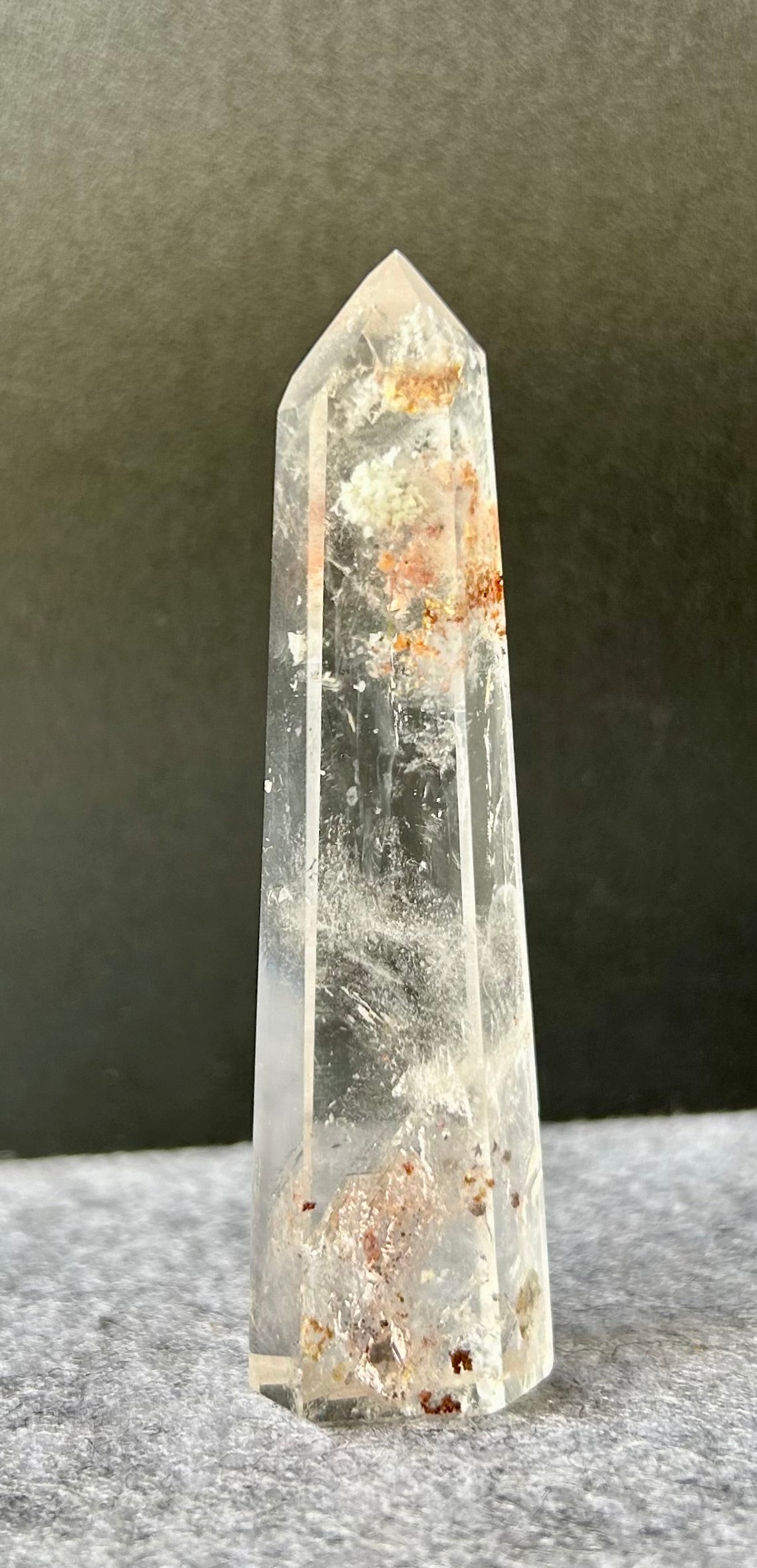 Quartz Tower with Inclusions