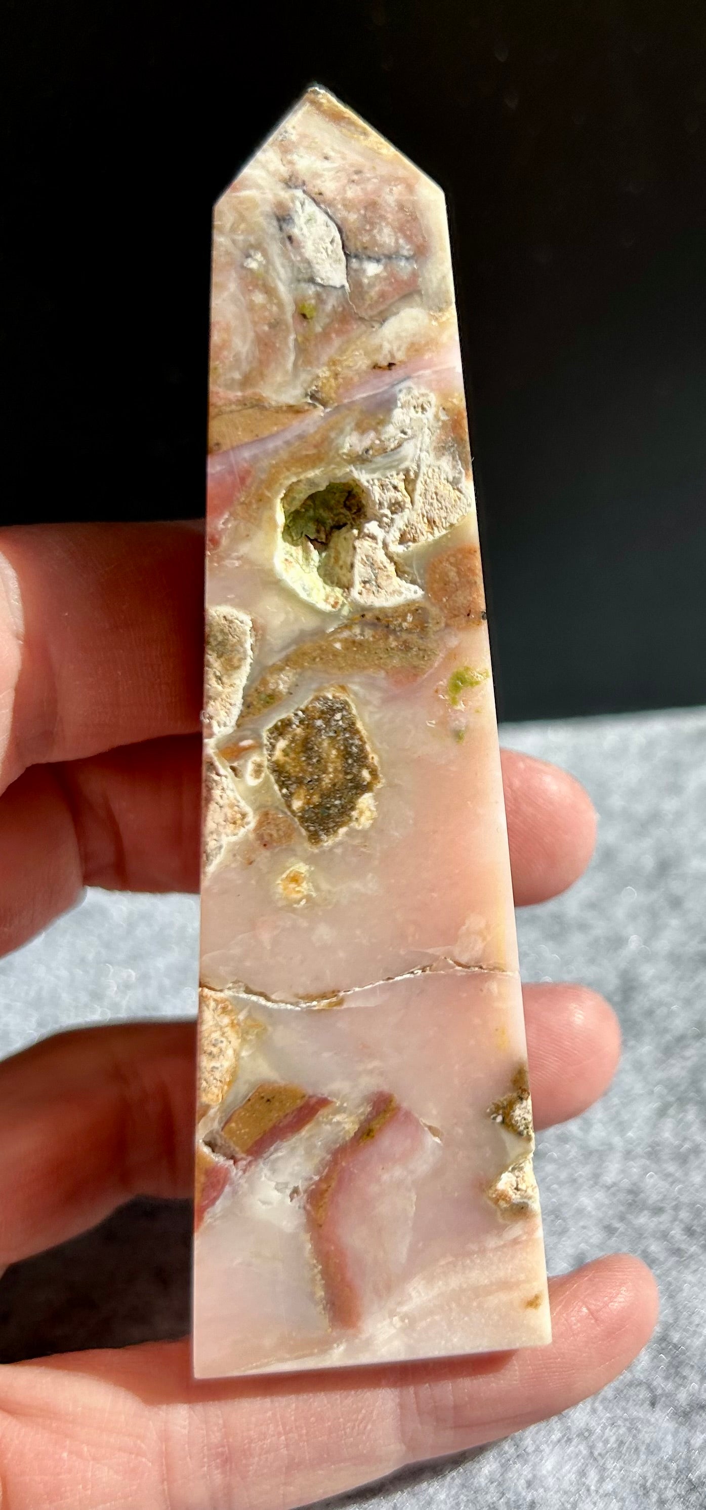 Pink Opal Obelisk