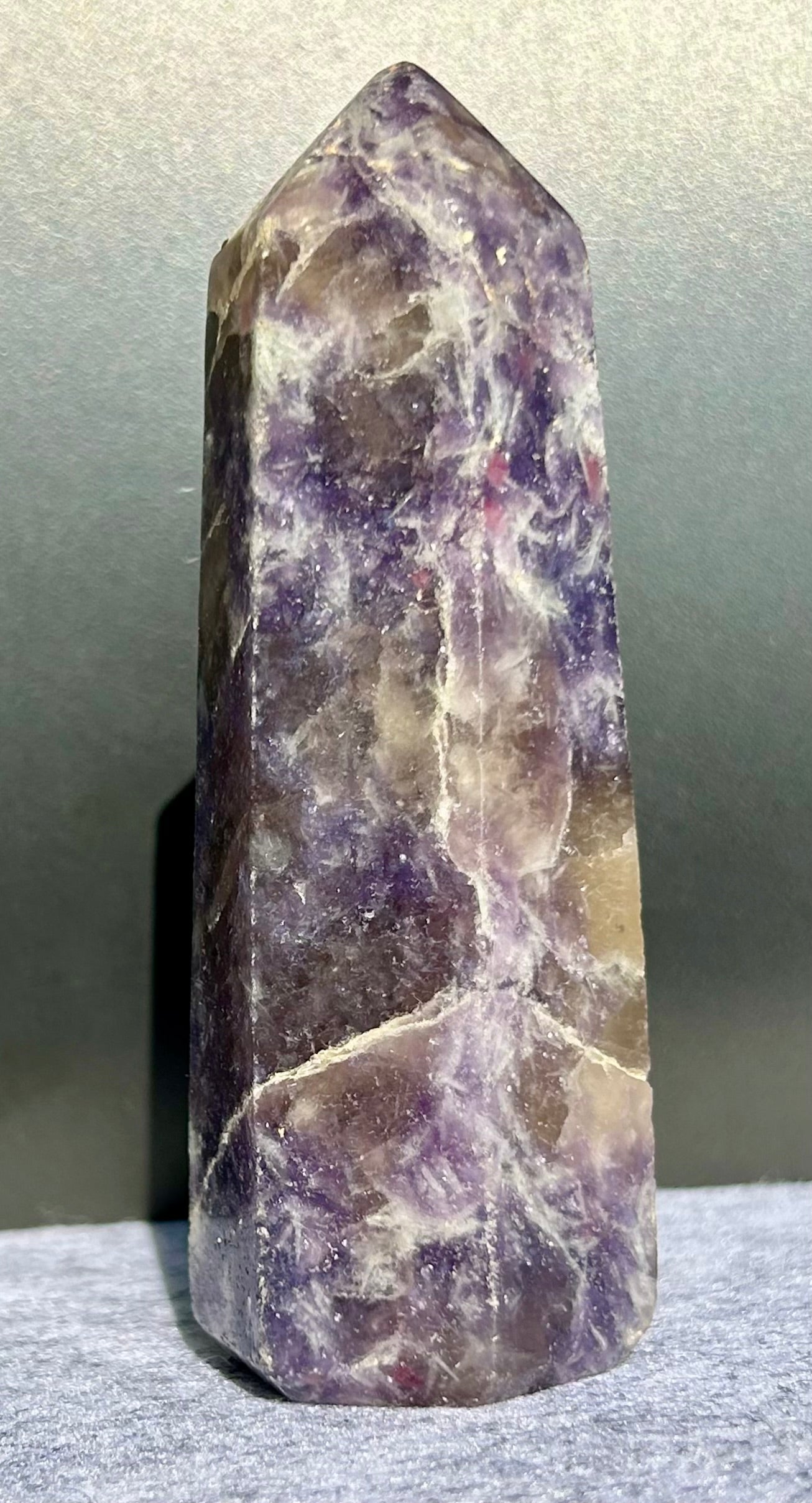 Polished Lepidolite Tower