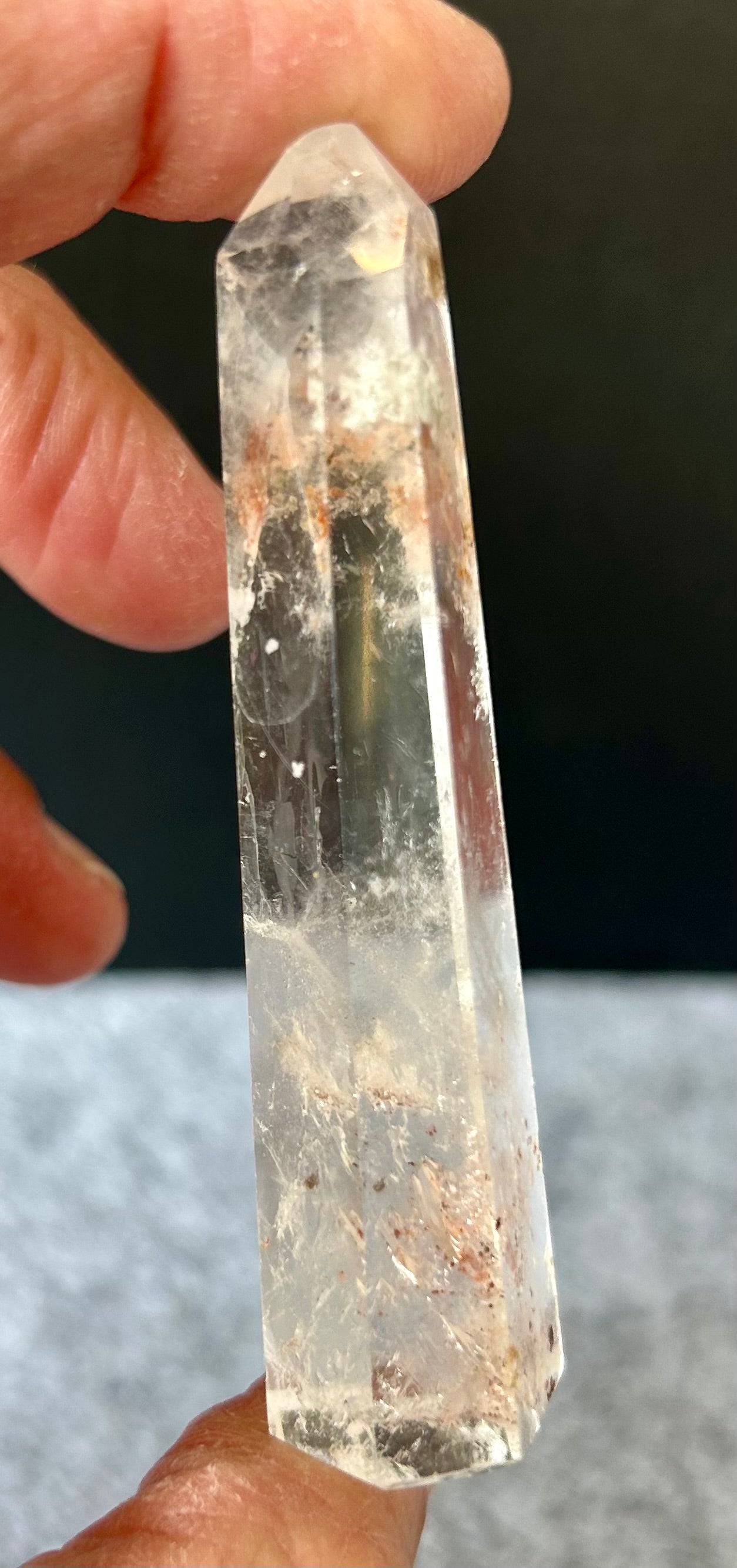 Quartz Tower with Inclusions
