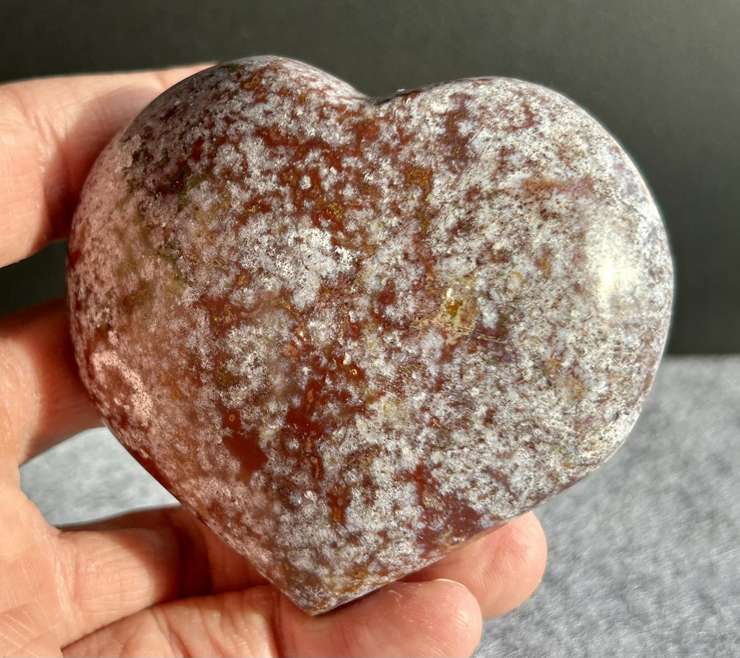 Ocean Jasper Heart