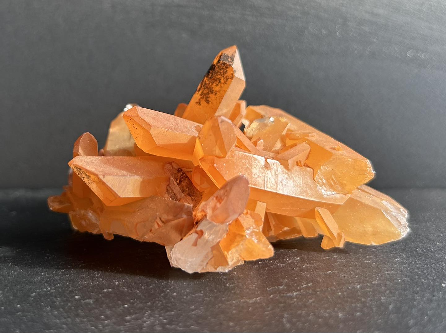 Tangerine Quartz Cluster