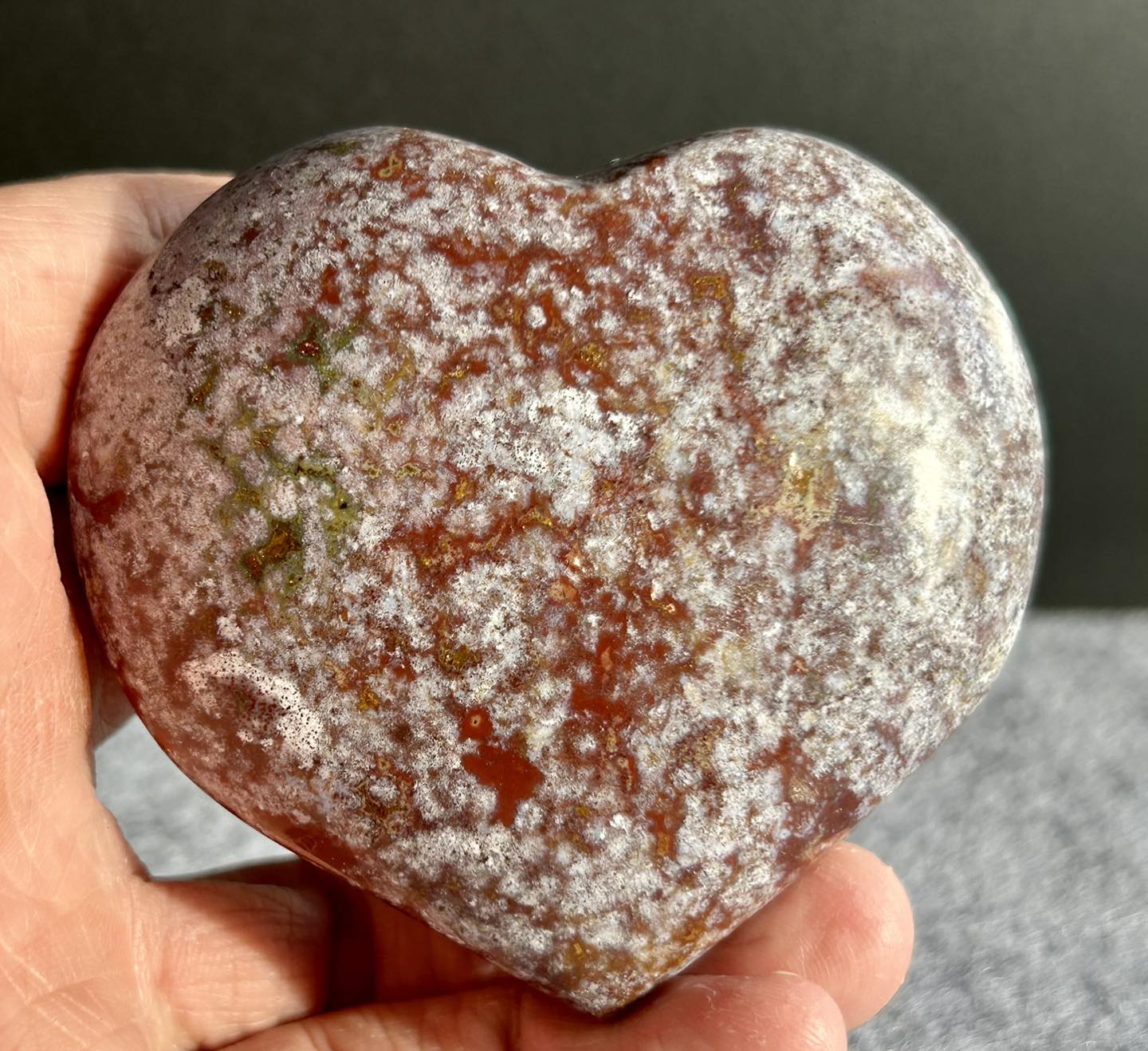 Ocean Jasper Heart