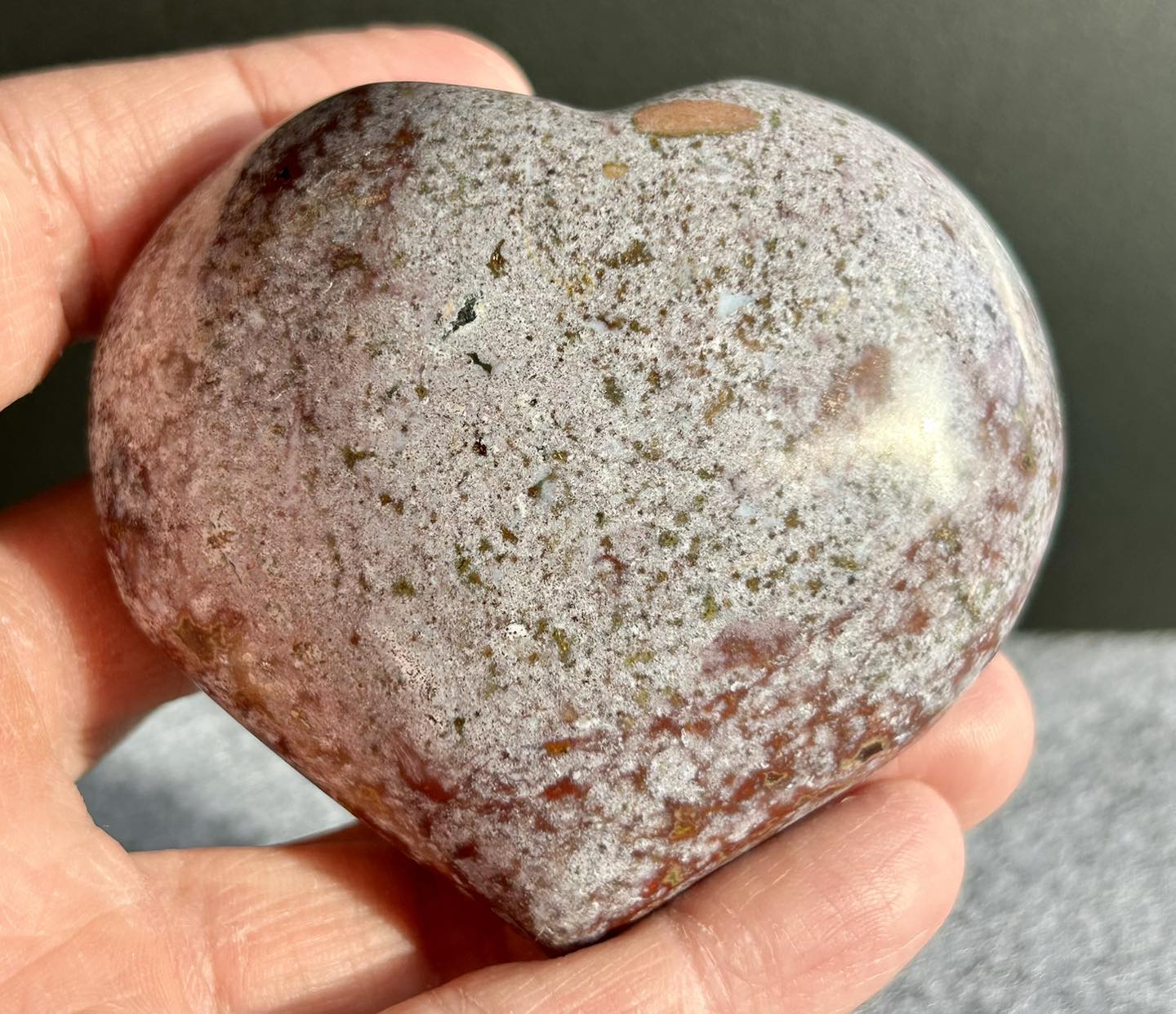 Ocean Jasper Heart