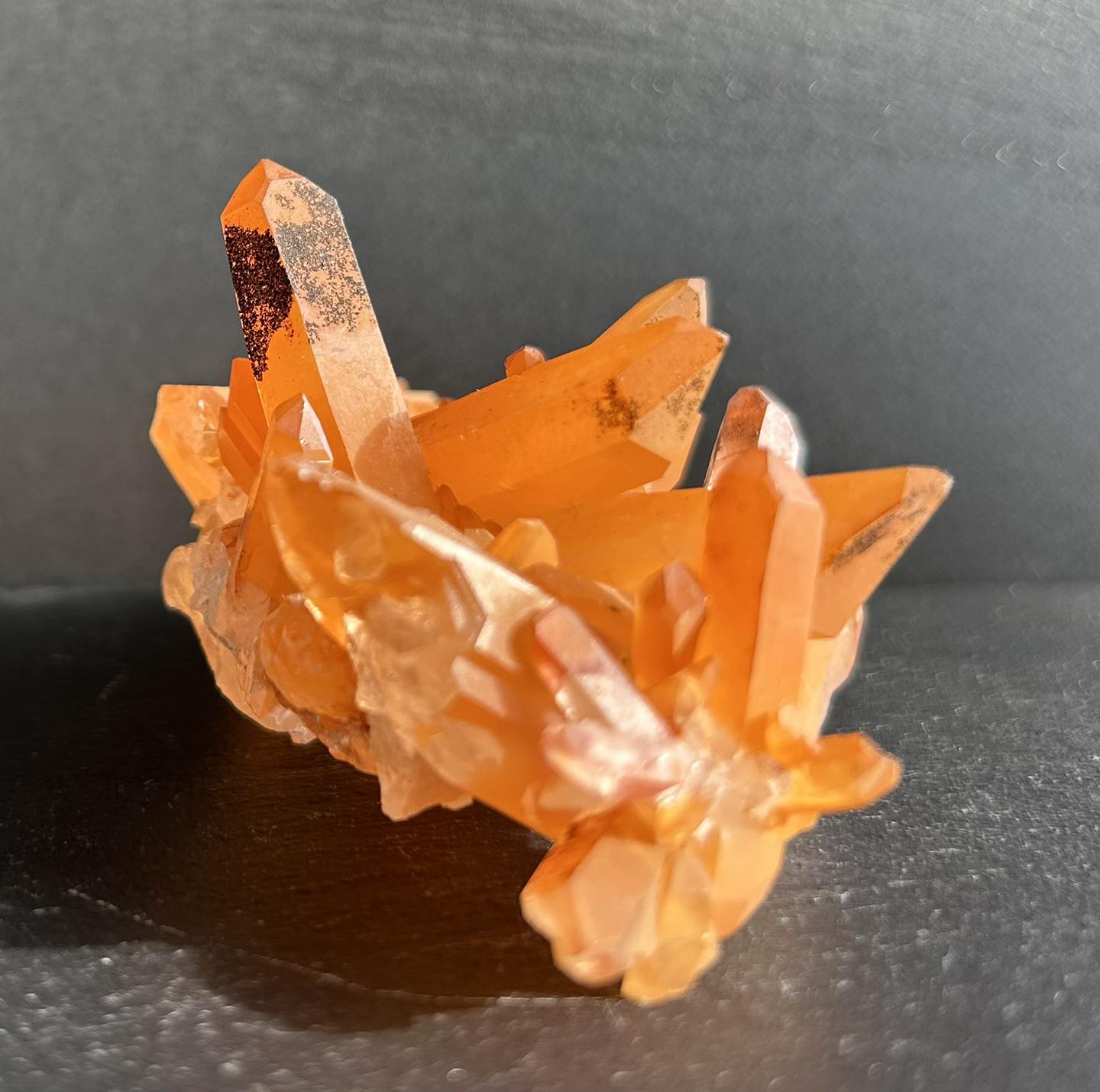 Tangerine Quartz Cluster