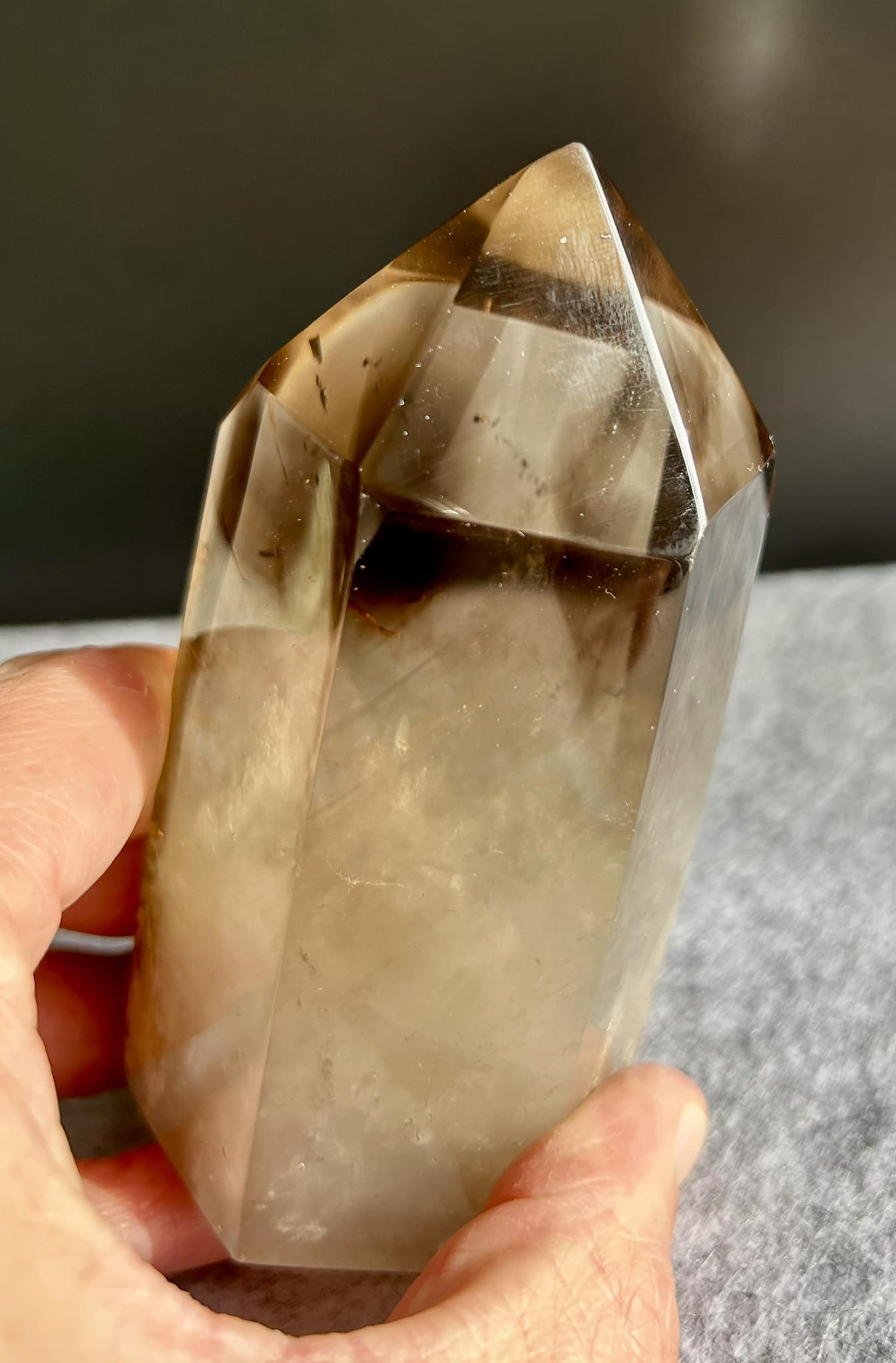 Smokey Quartz Tower