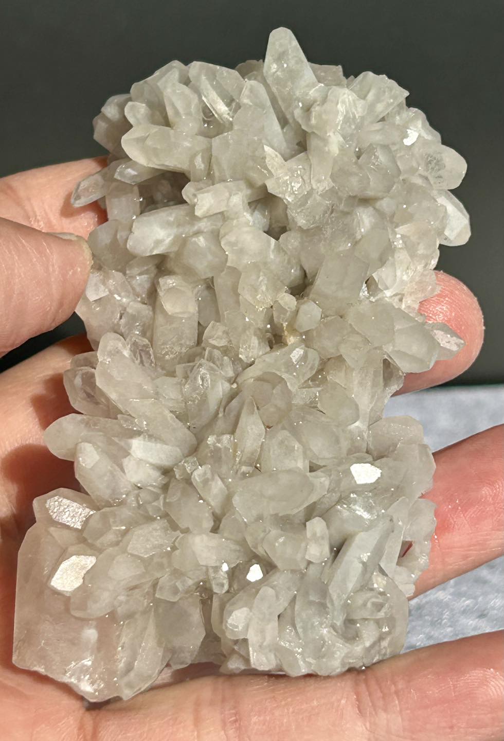 Grey Quartz Cluster