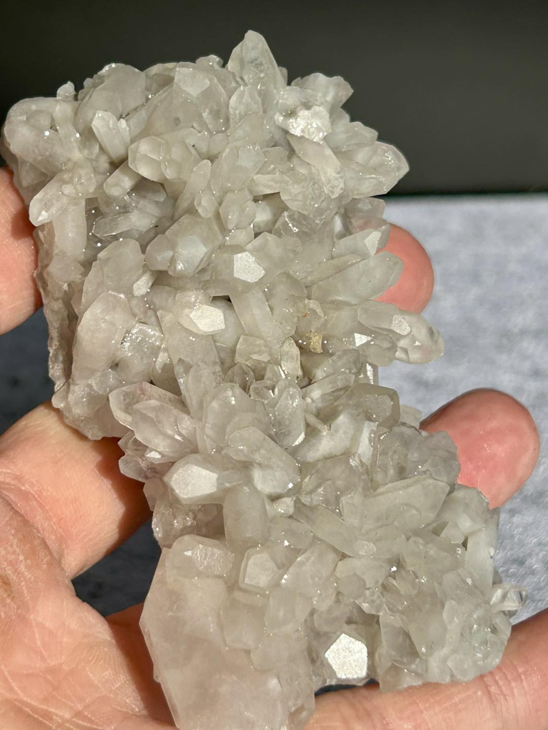 Grey Quartz Cluster