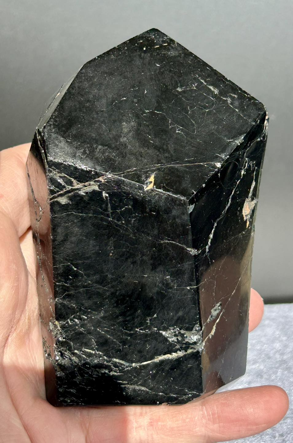 Polished Black Tourmaline