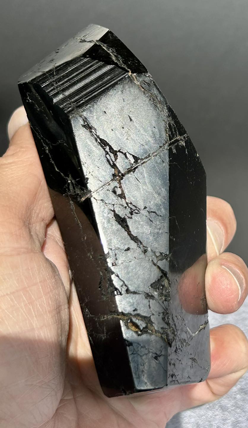Polished Black Tourmaline