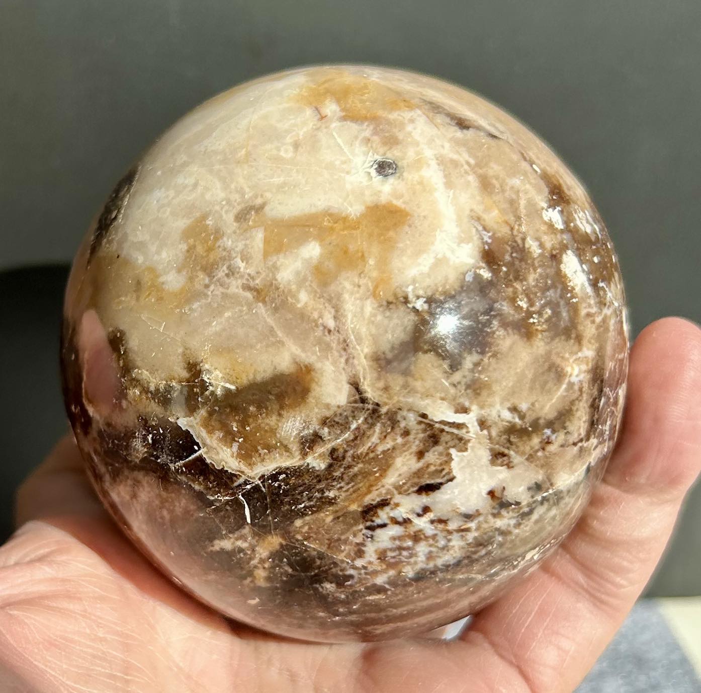 Black Opal Sphere