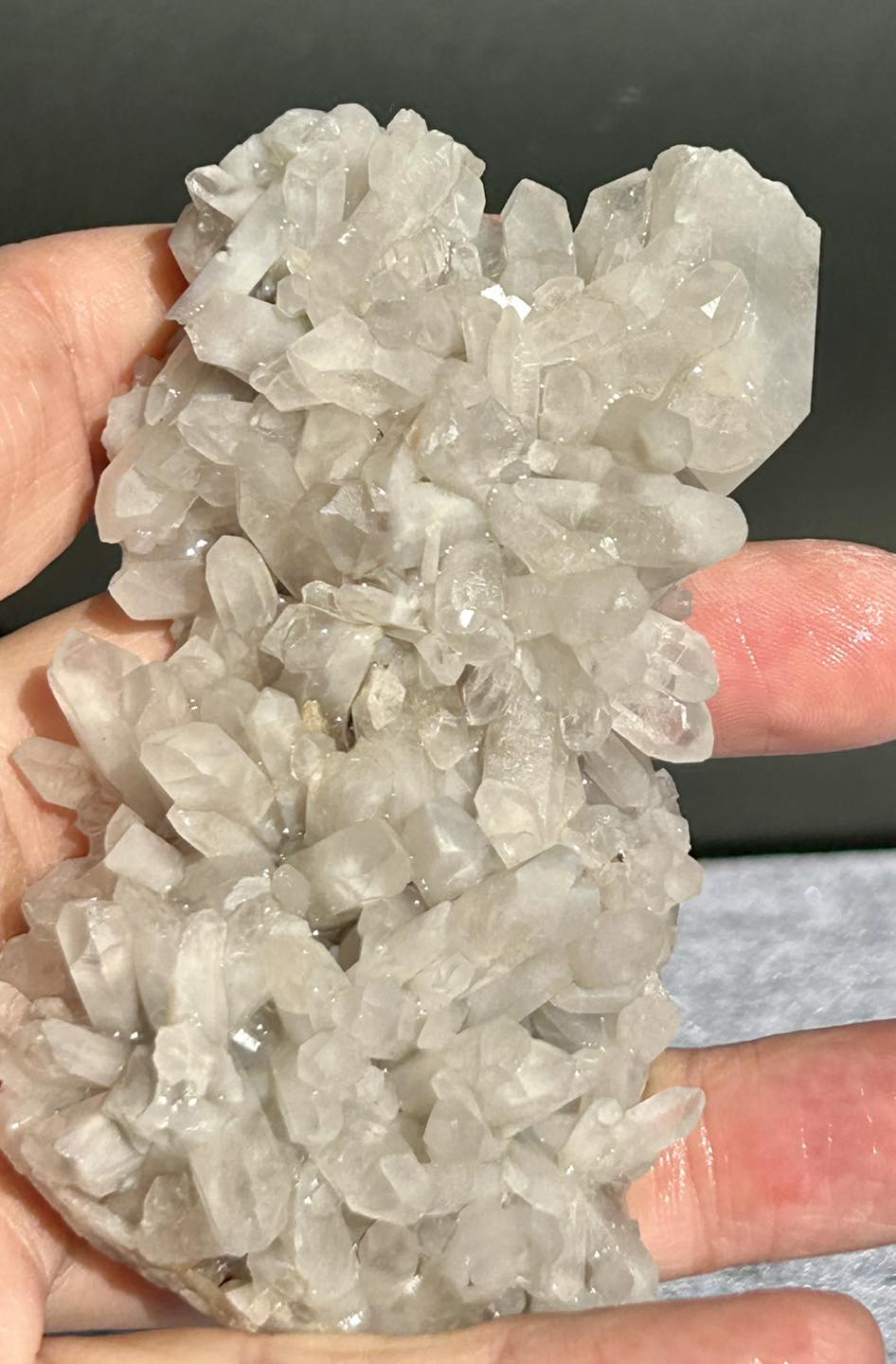 Grey Quartz Cluster