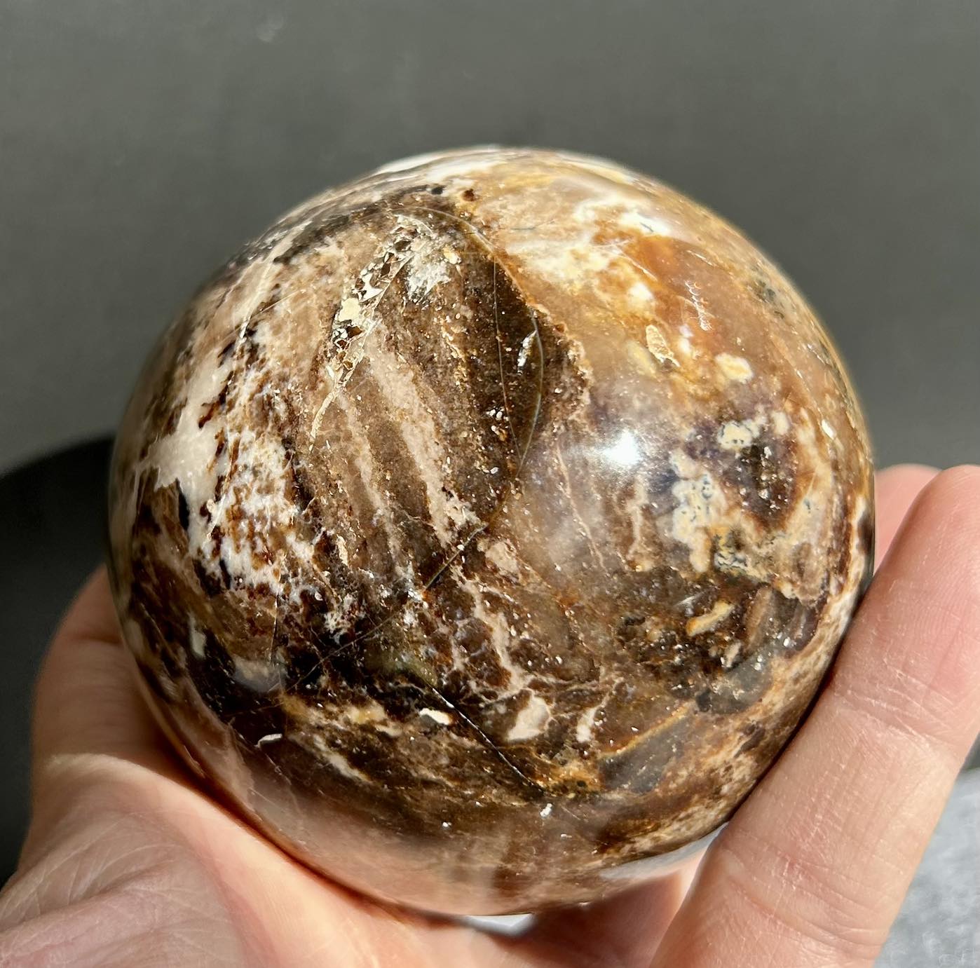 Black Opal Sphere