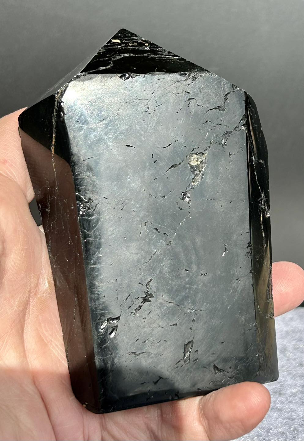 Polished Black Tourmaline