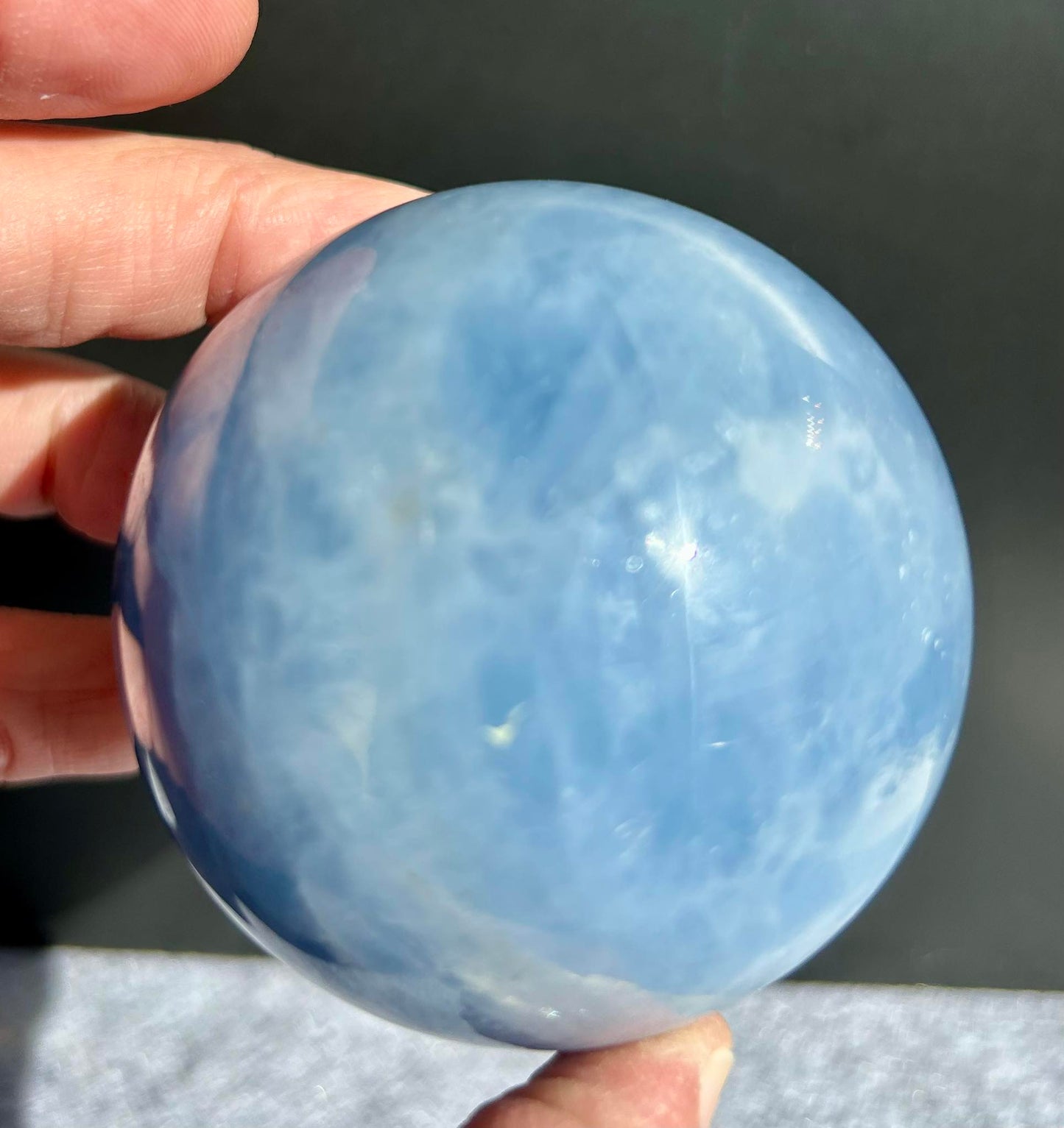 Blue Calcite Sphere