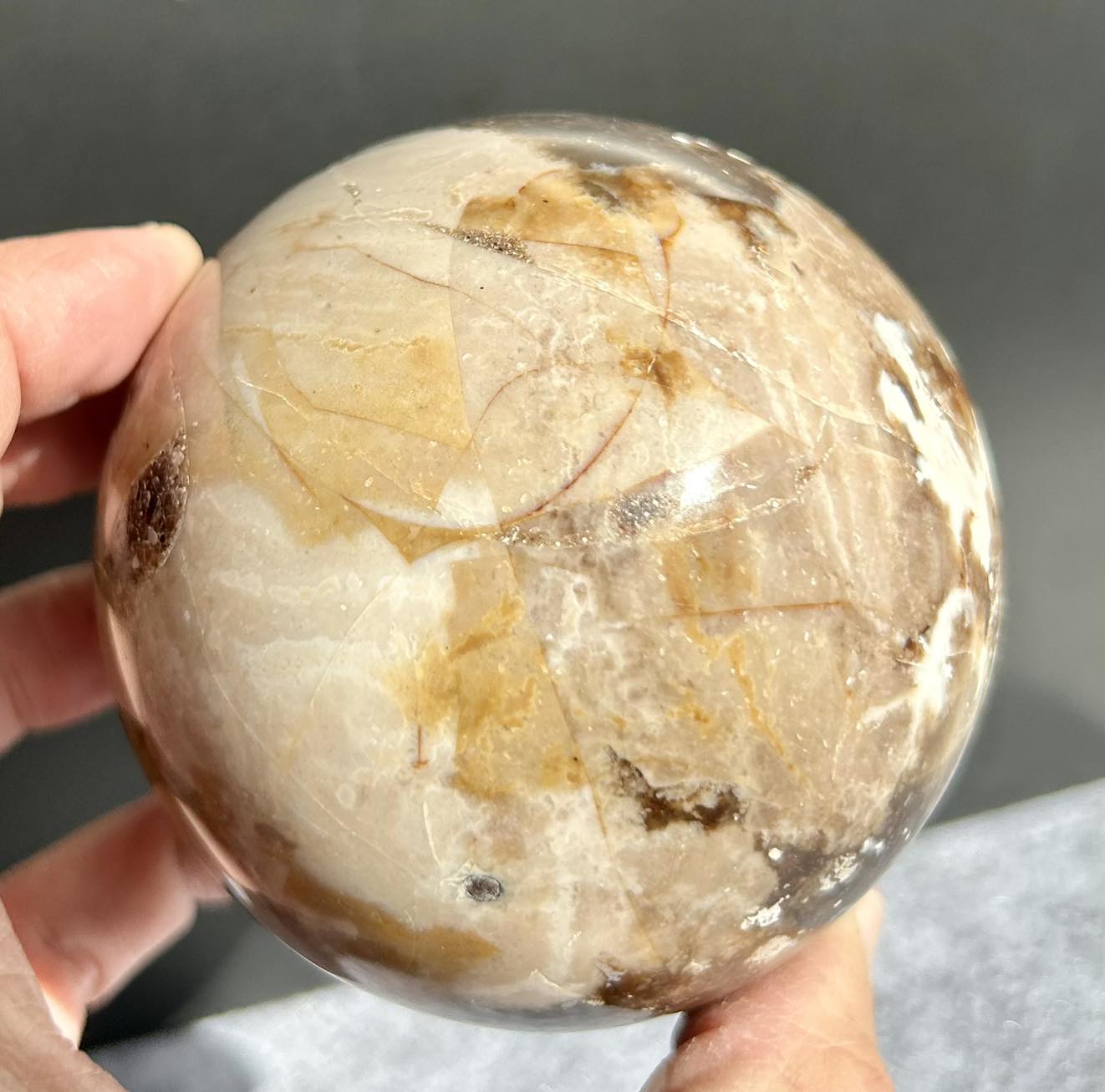 Black Opal Sphere