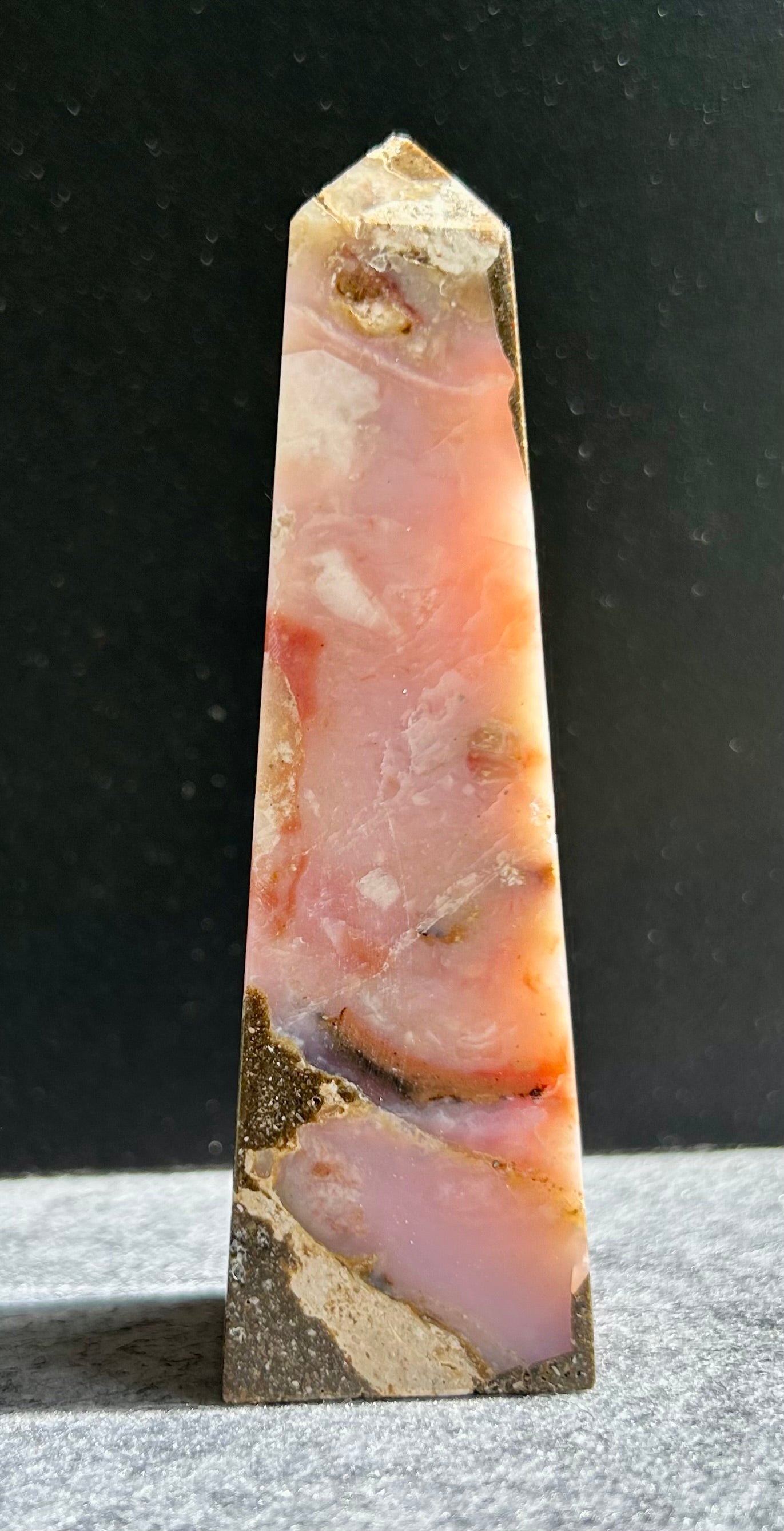 Pink Opal Obelisk