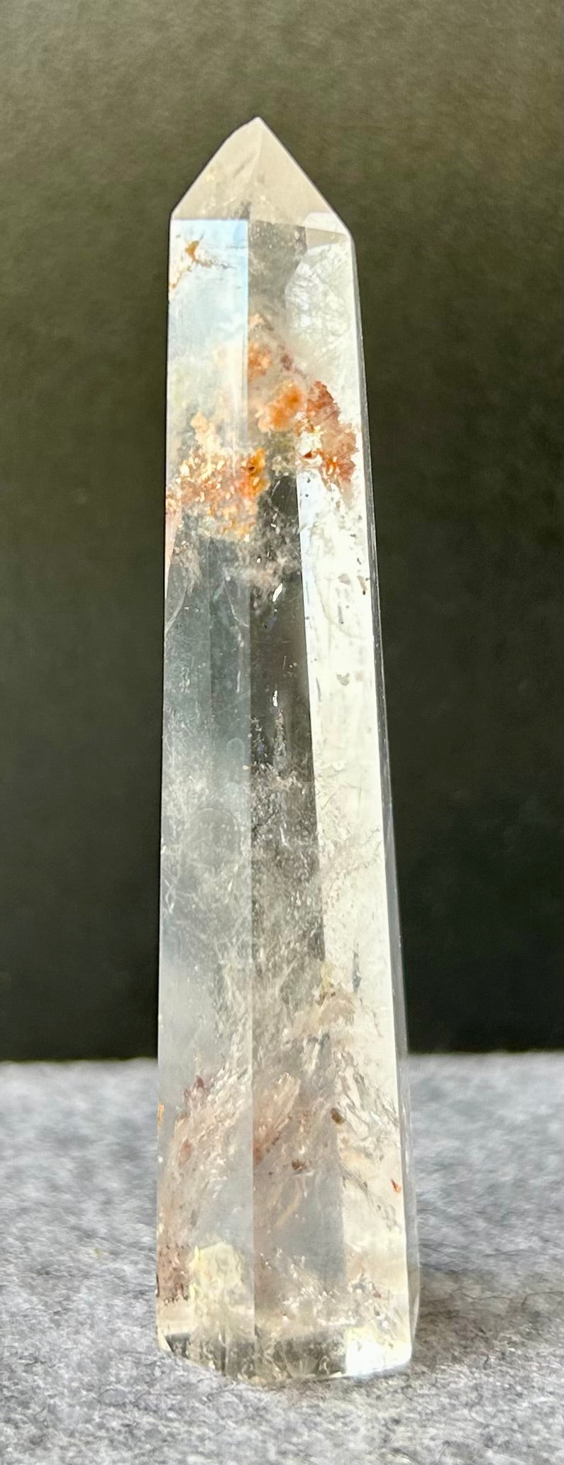 Quartz Tower with Inclusions
