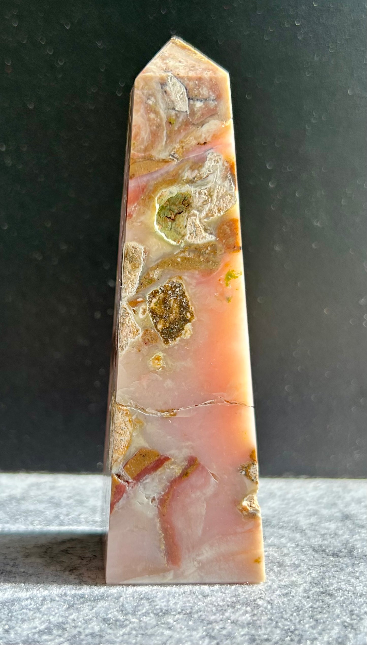 Pink Opal Obelisk