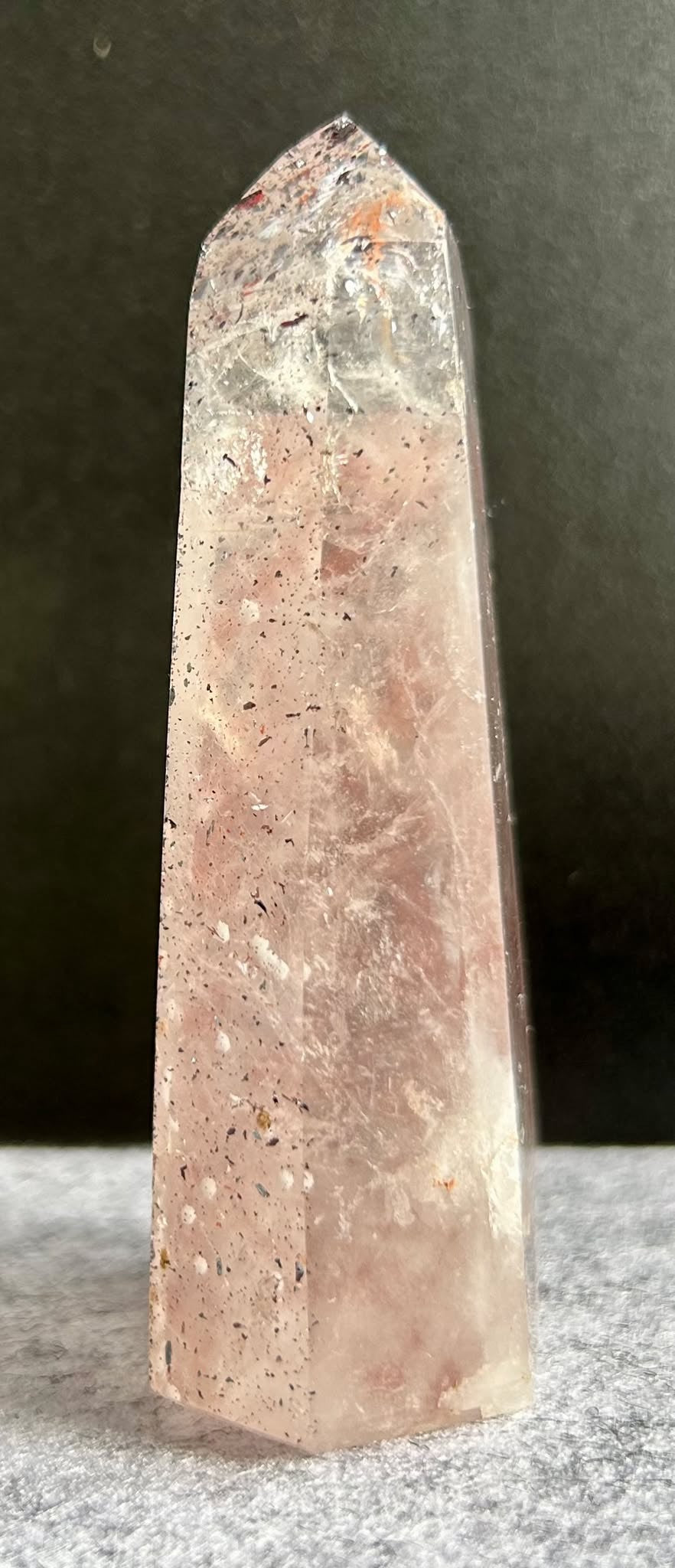 Polished Harlequin Quartz Tower (13)