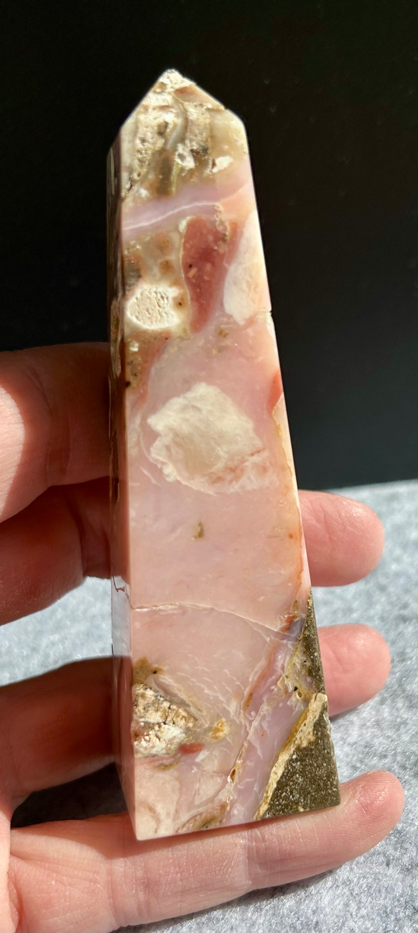 Pink Opal Obelisk