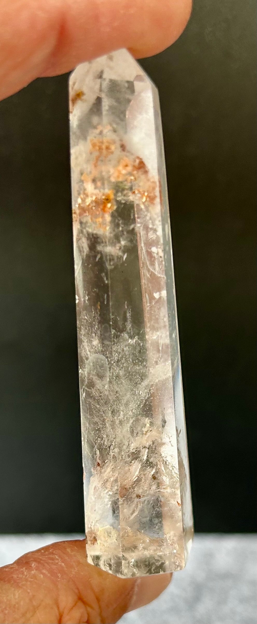 Quartz Tower with Inclusions