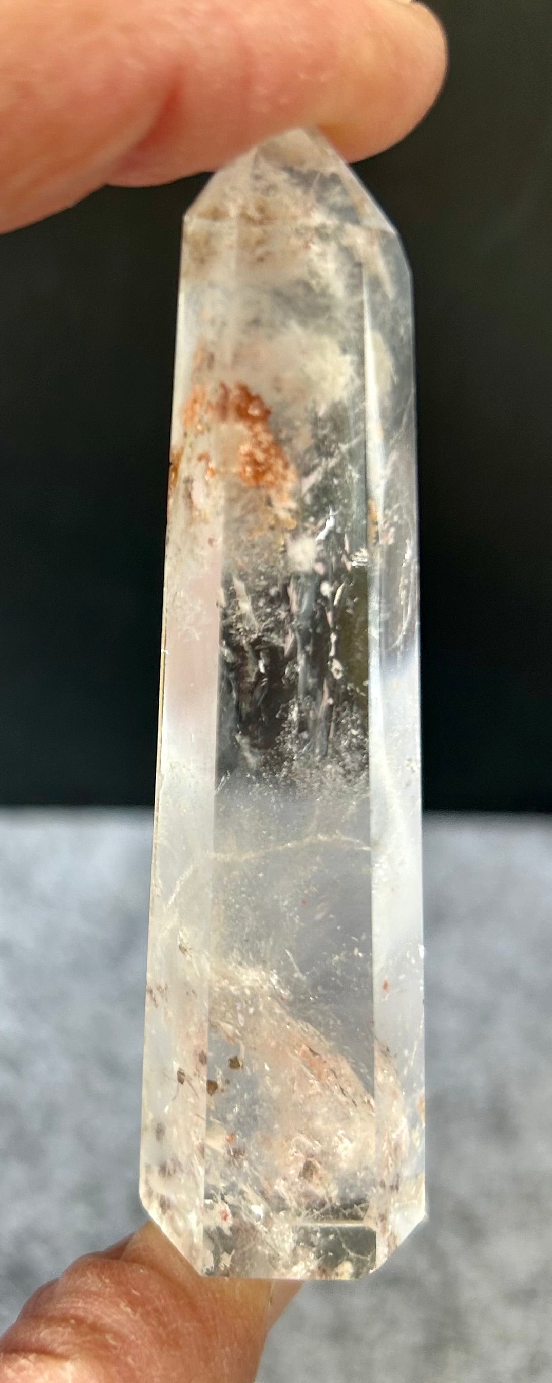 Quartz Tower with Inclusions