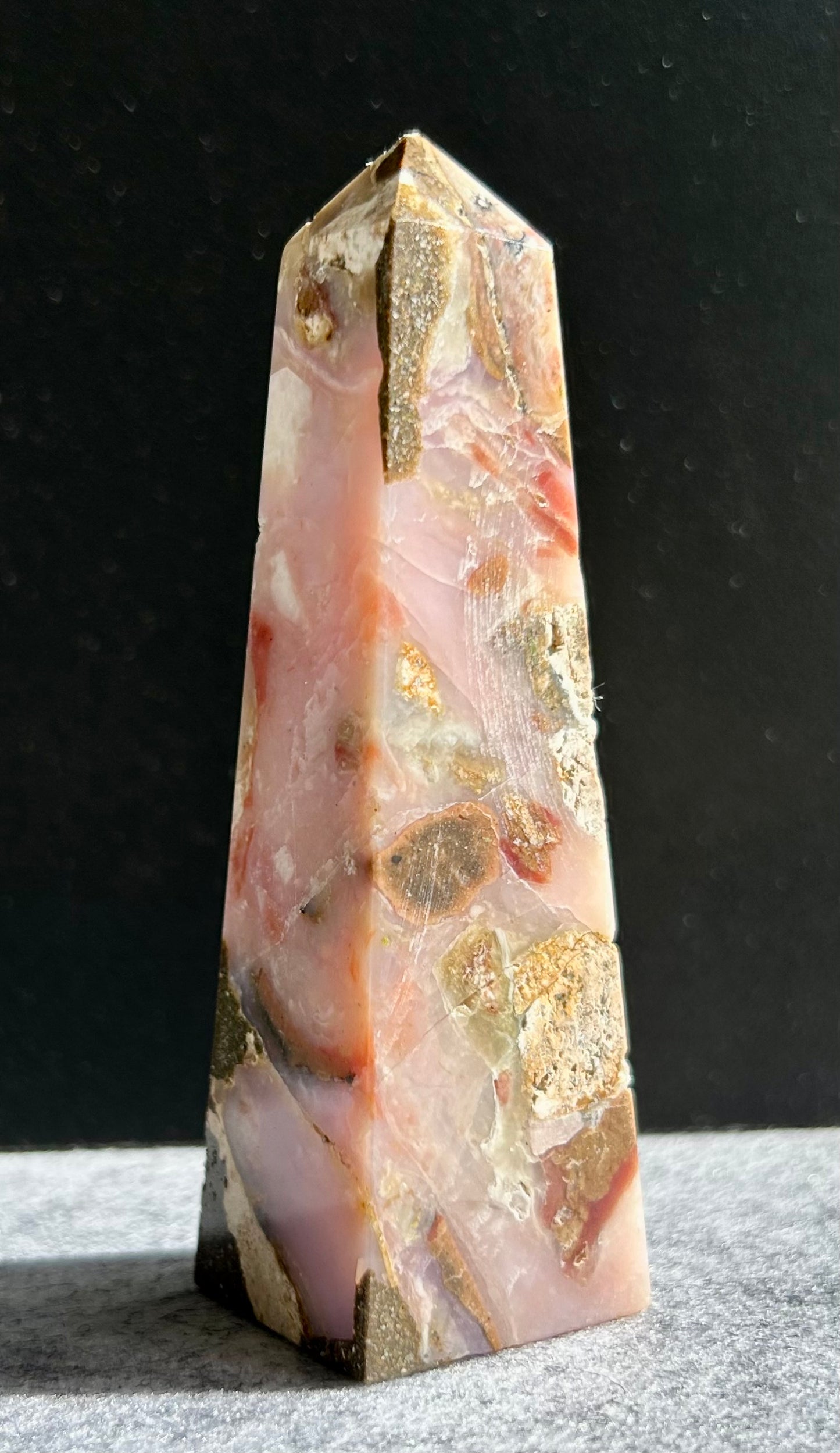 Pink Opal Obelisk
