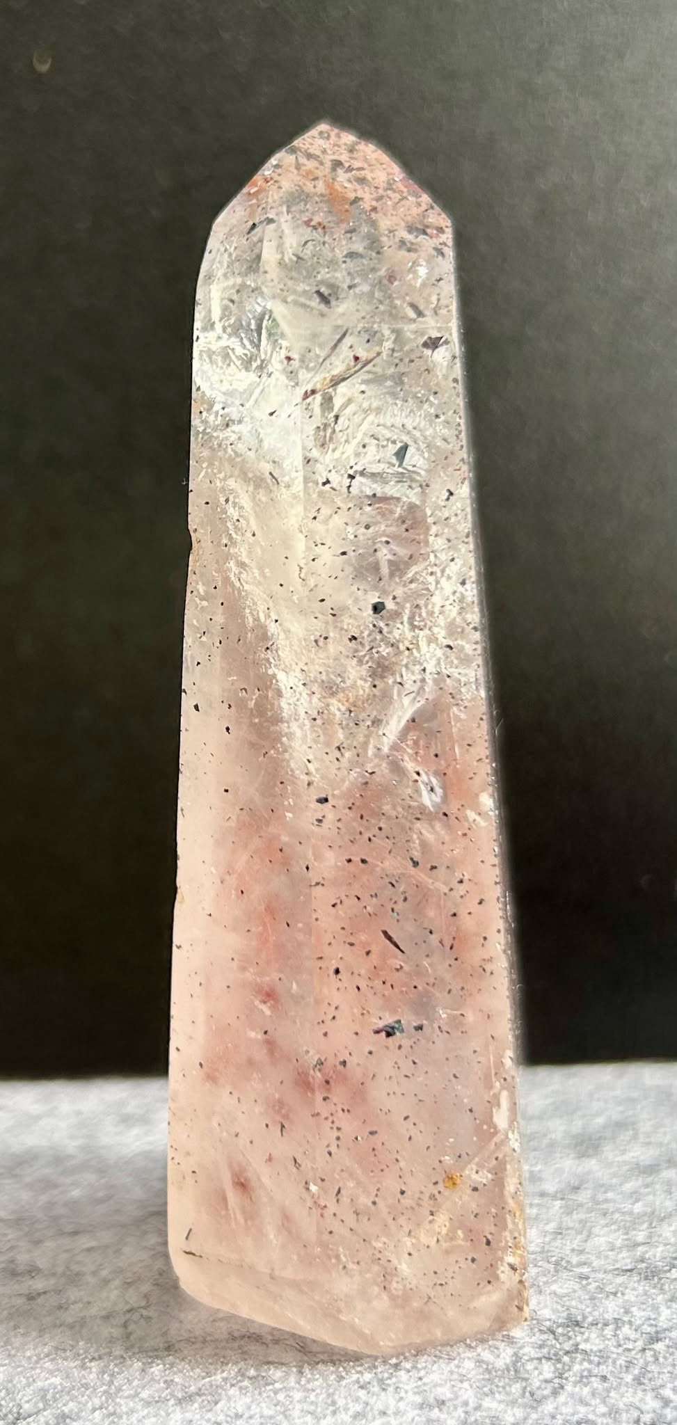 Polished Harlequin Quartz Tower (13)