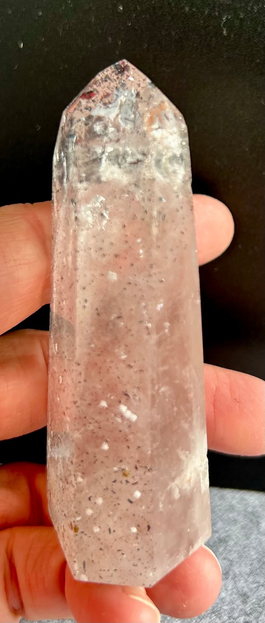 Polished Harlequin Quartz Tower (13)