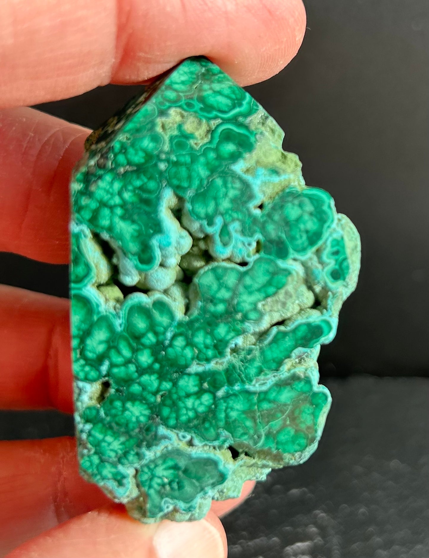Semi-Polished Malachite Tower (3)