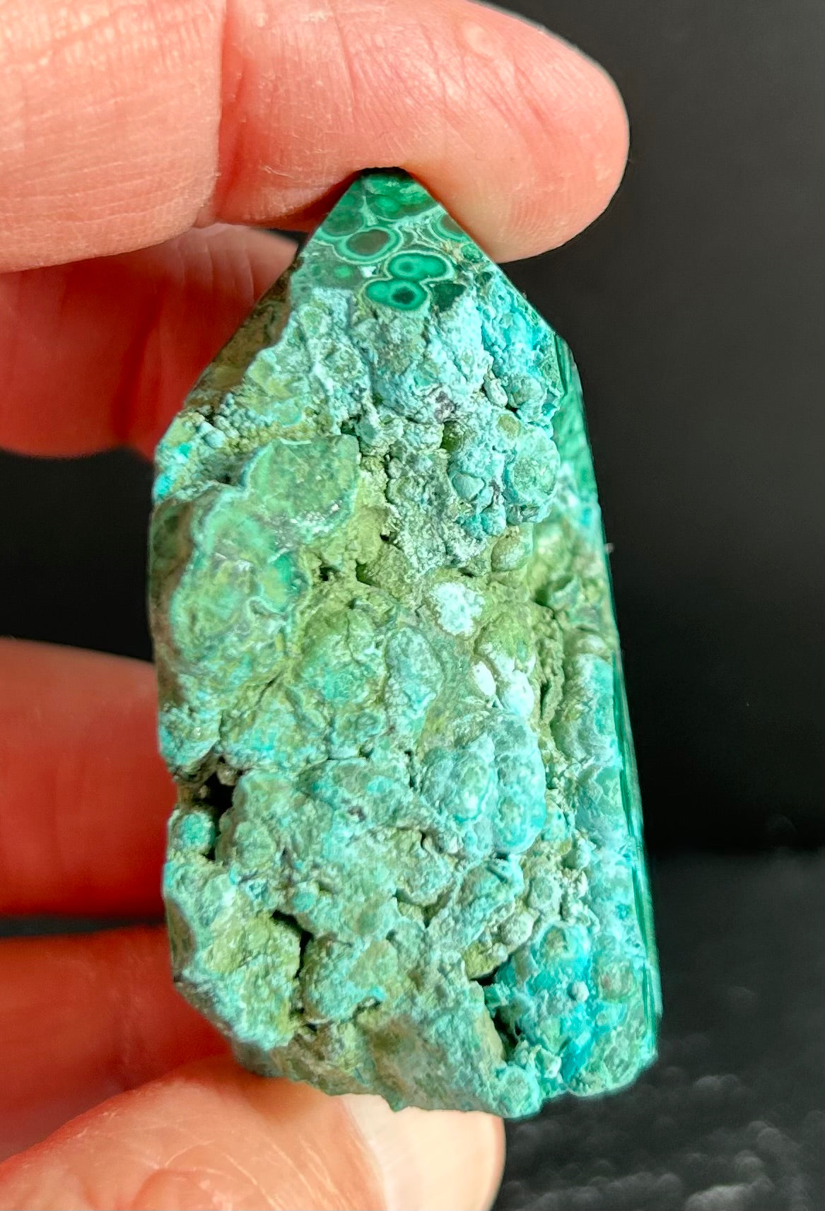 Semi-Polished Malachite Tower (3)