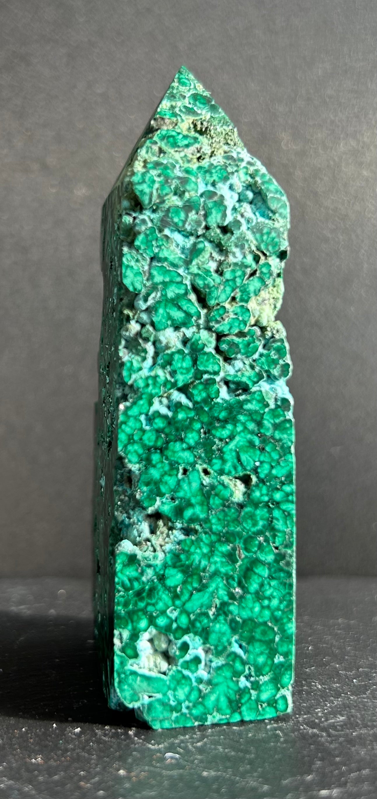 Semi-Polished Malachite Tower (4)