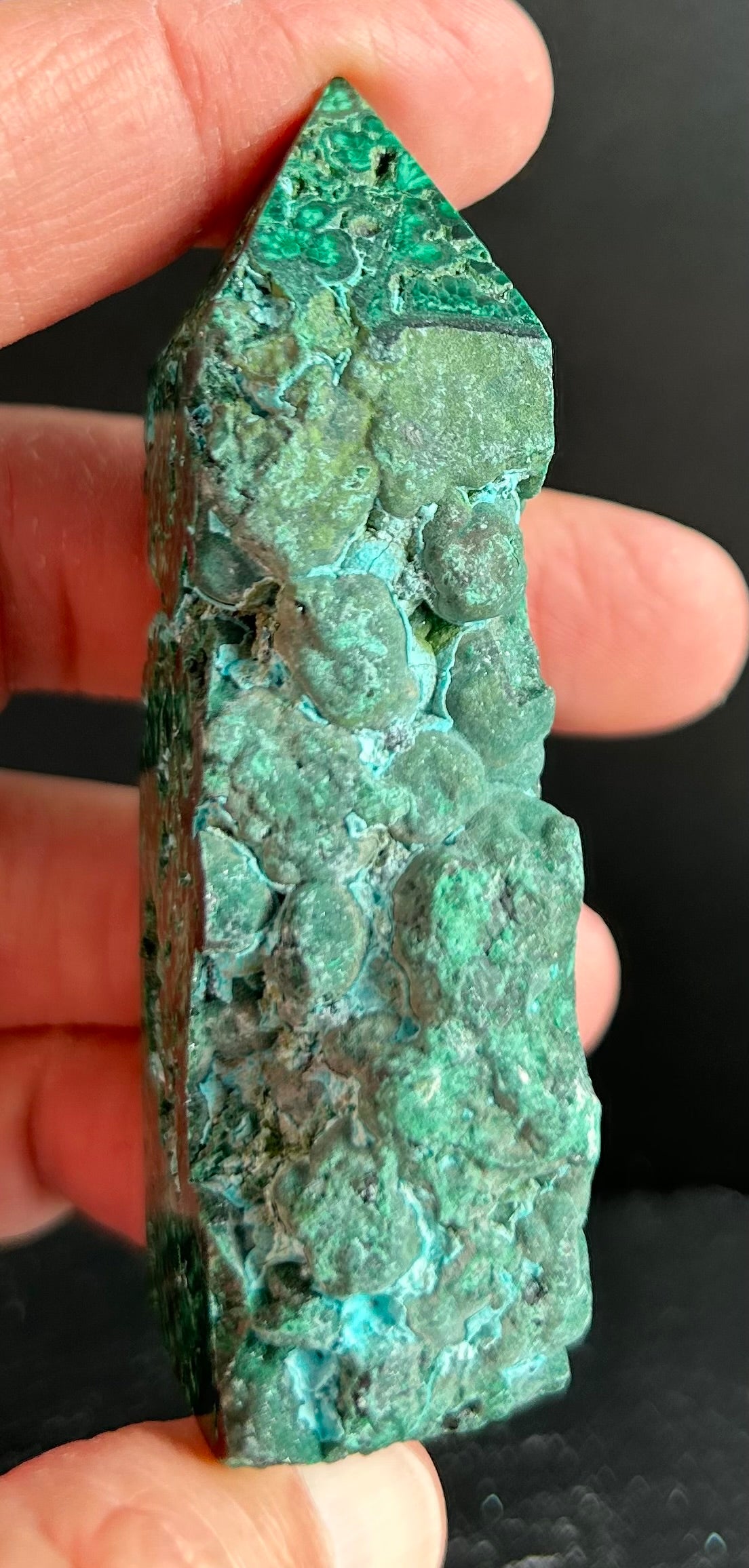 Semi-Polished Malachite Tower (4)