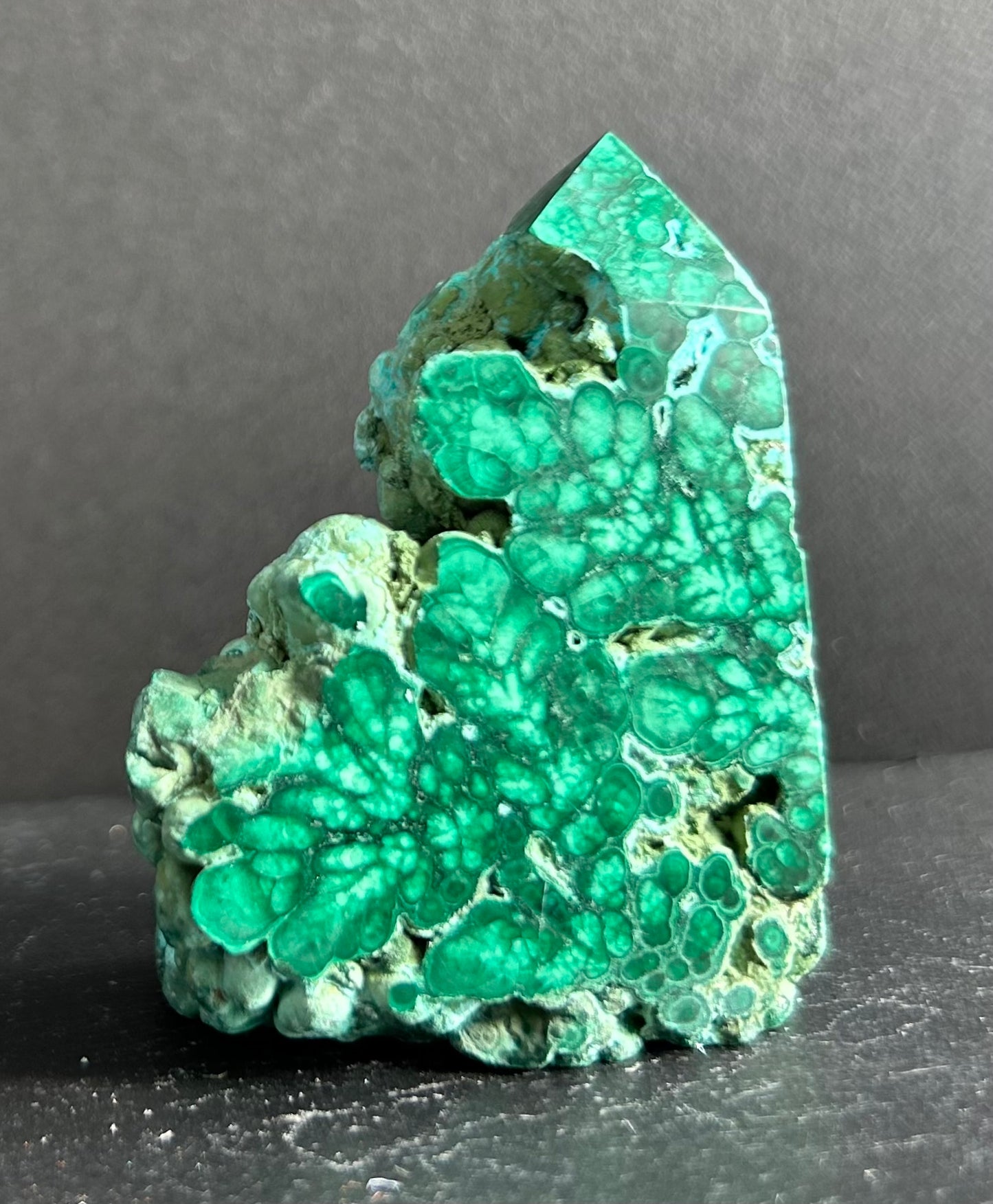 Semi-Polished Malachite Tower (5)