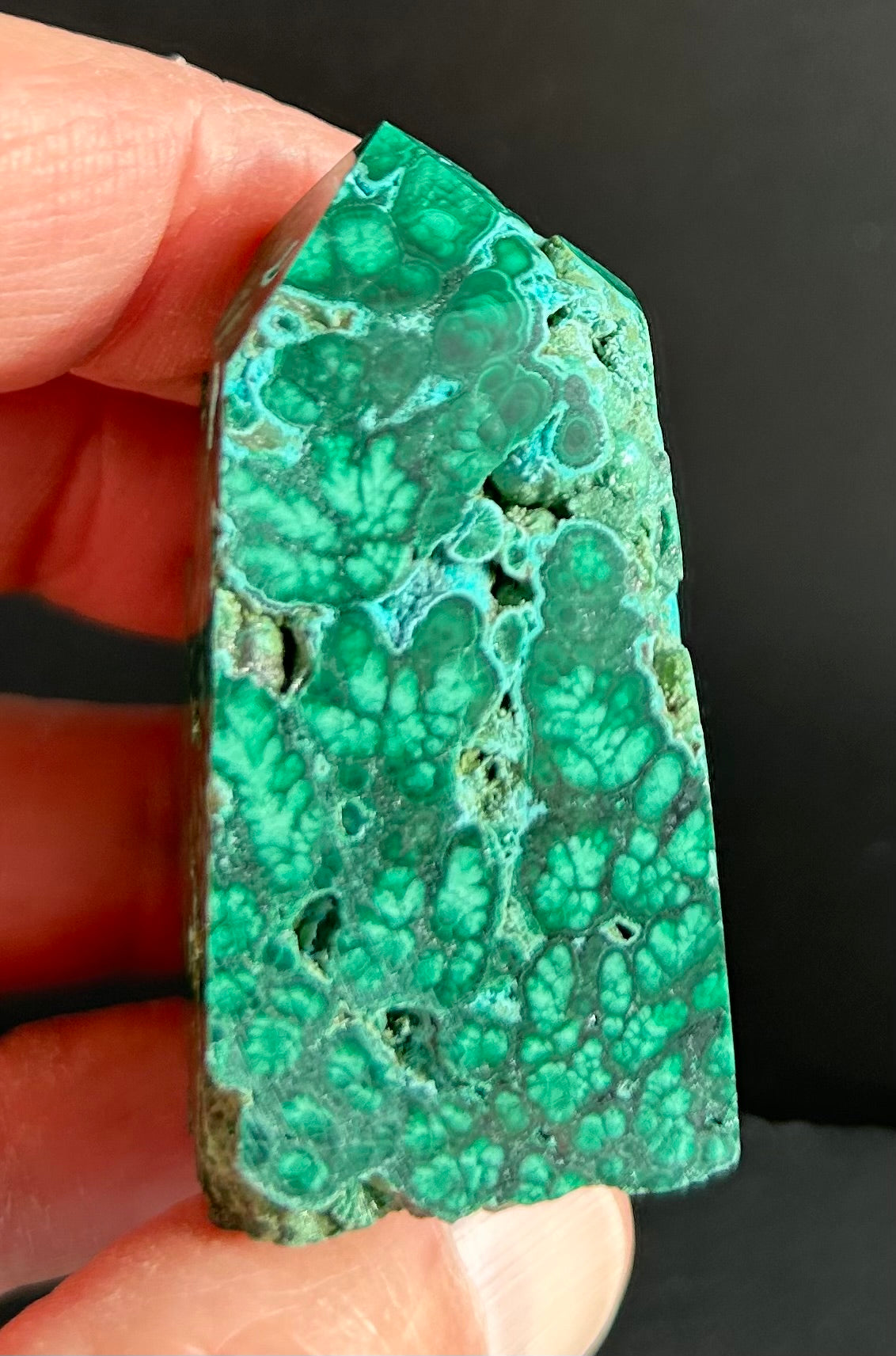 Semi-Polished Malachite Tower (5)