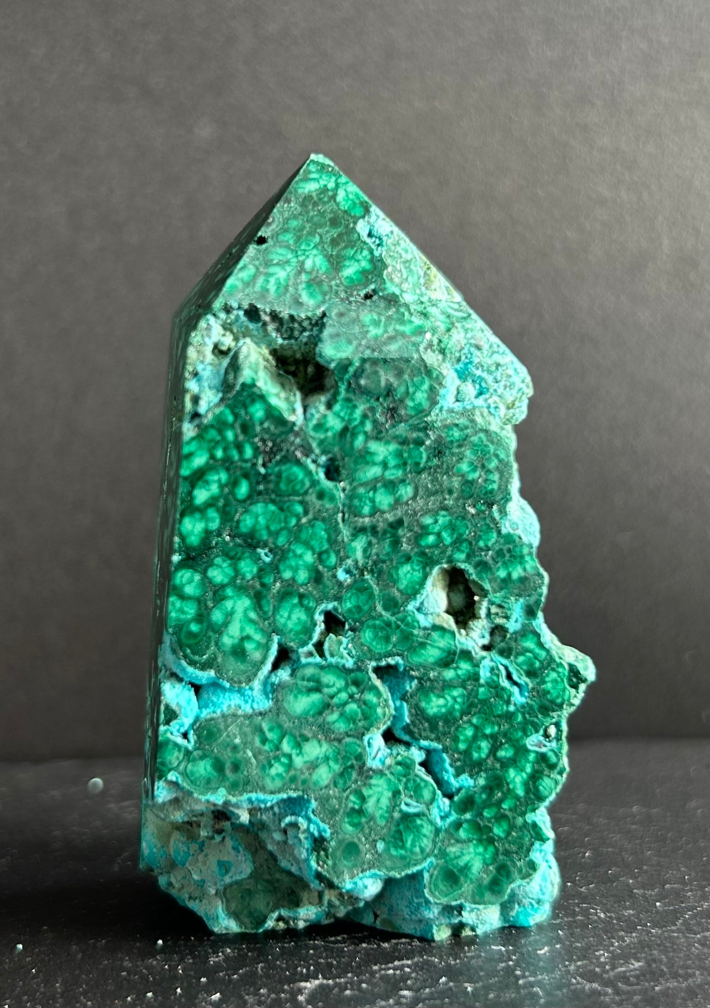 Semi-Polished Malachite Tower (7)