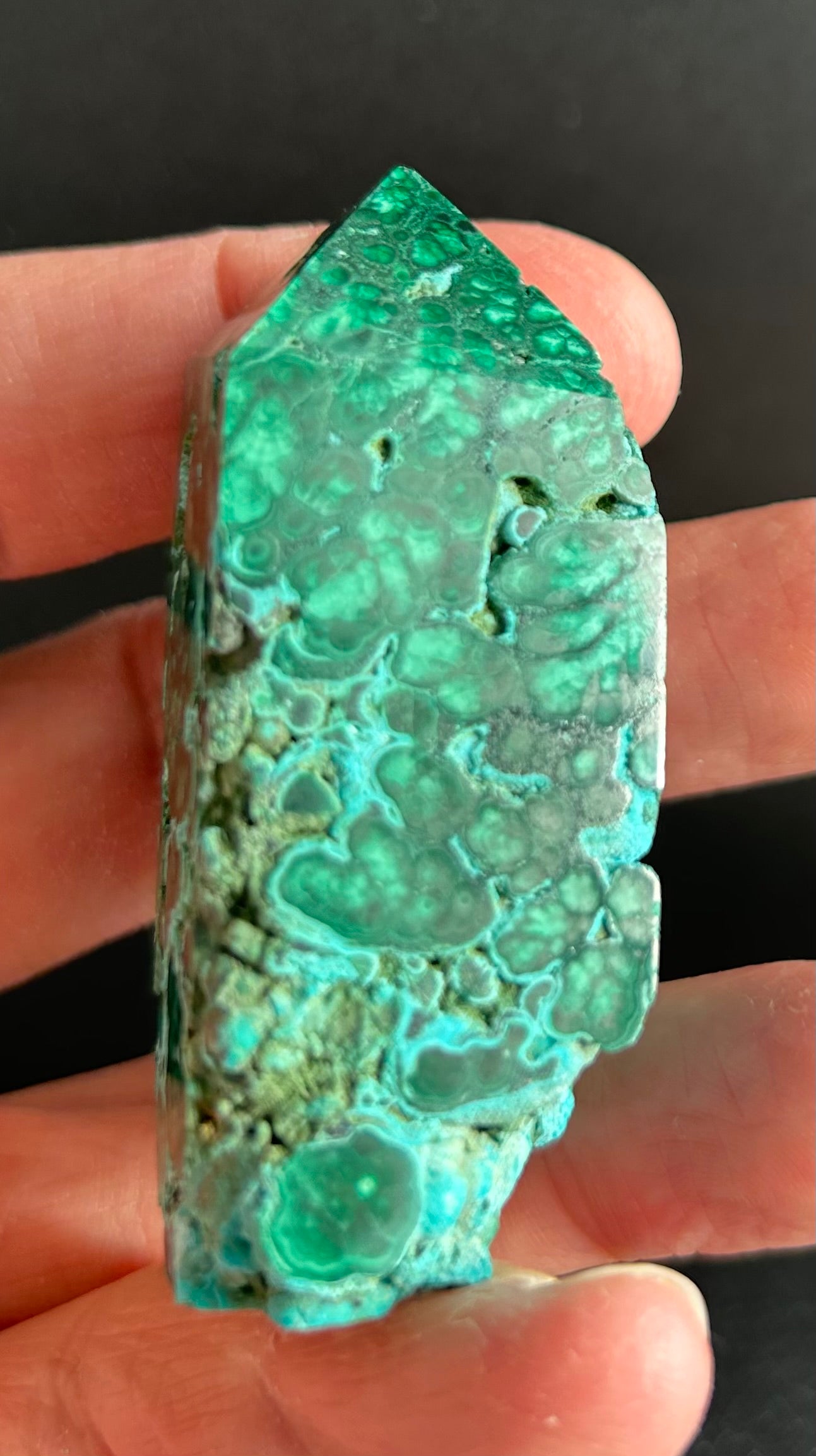Semi-Polished Malachite Tower (7)