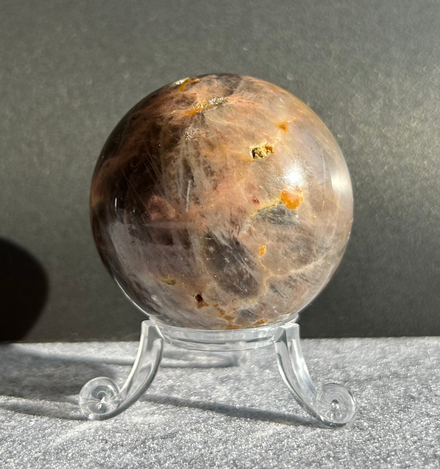Black Moonstone Sphere