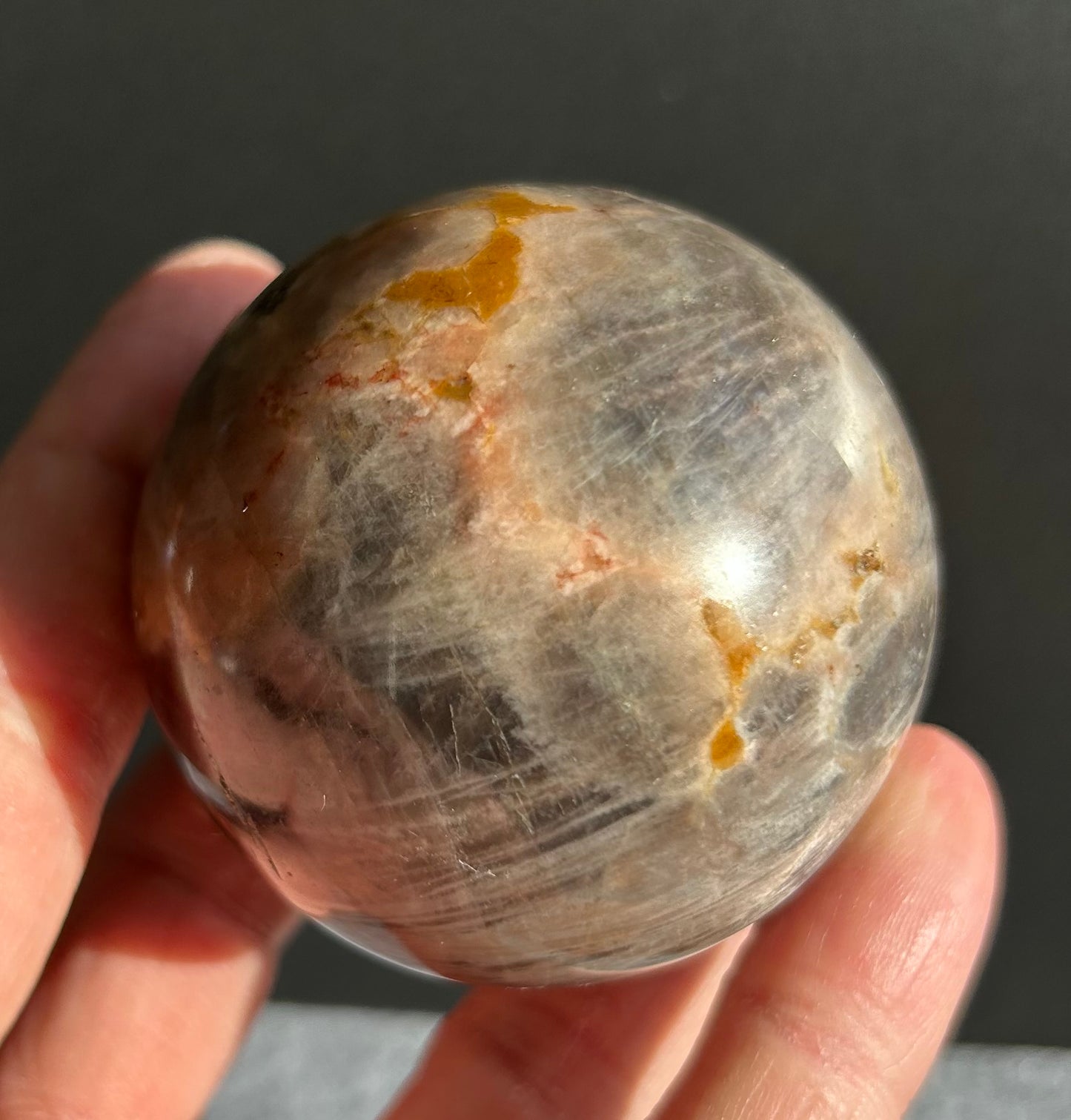 Black Moonstone Sphere
