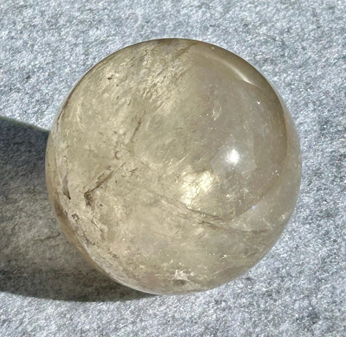 Large Clear Quartz Sphere
