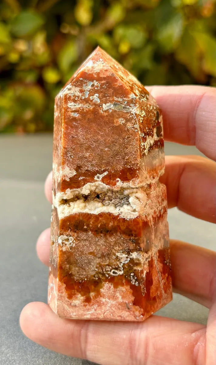 Apatite in Calcite Tower