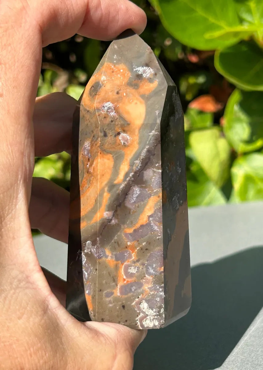 Leopardskin Jasper Tower