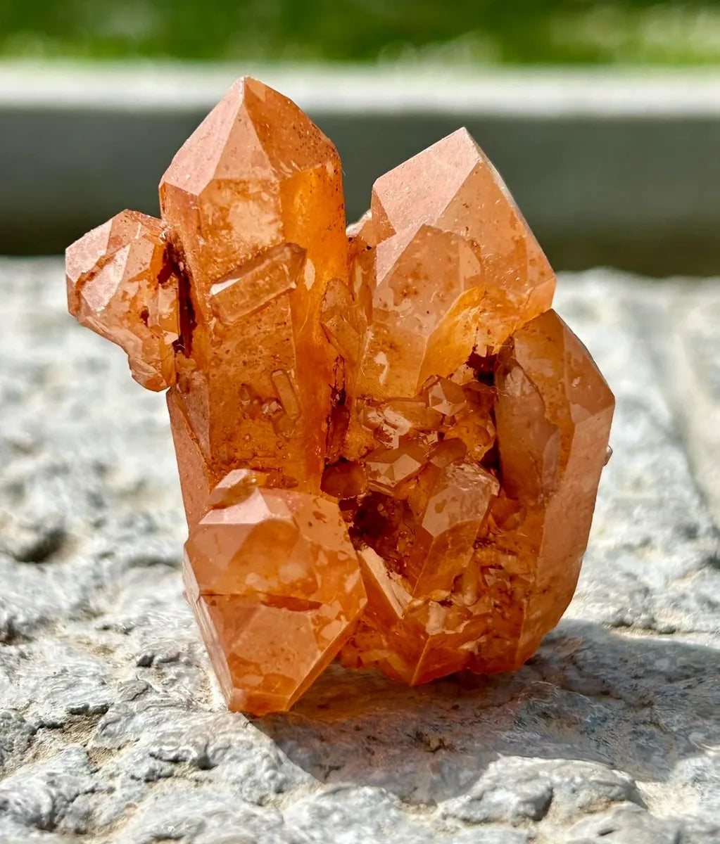 Tangerine Quartz Cluster 