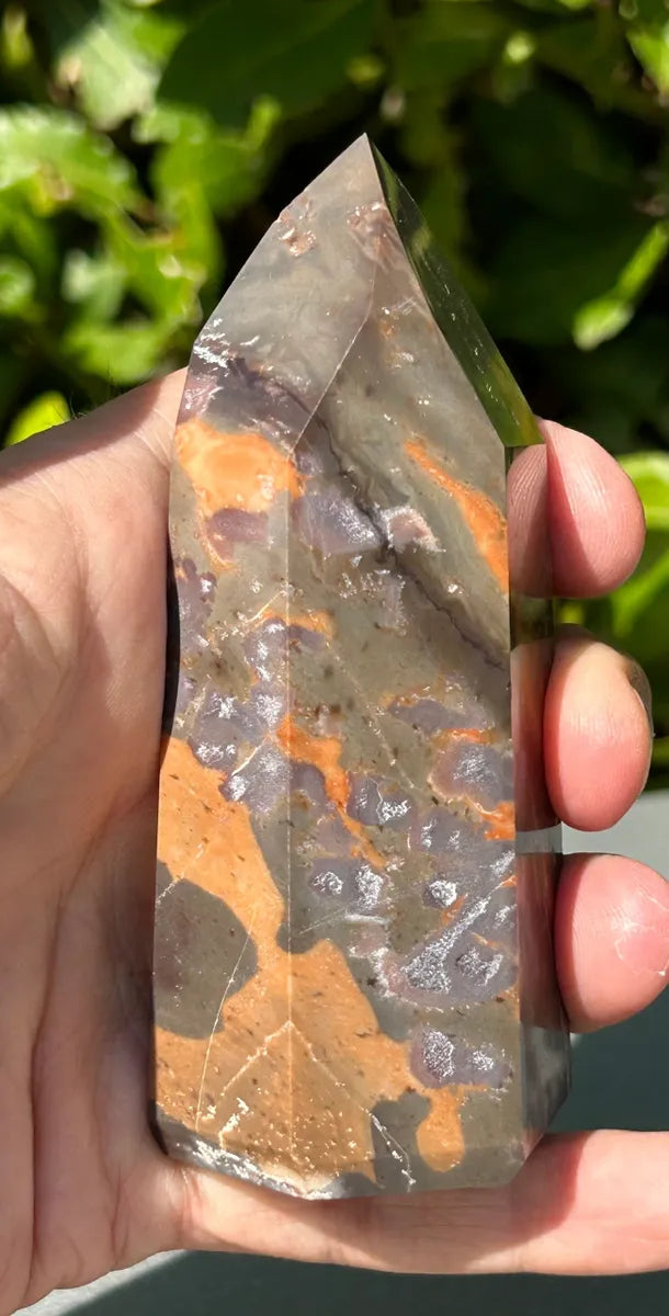 Leopardskin Jasper Tower