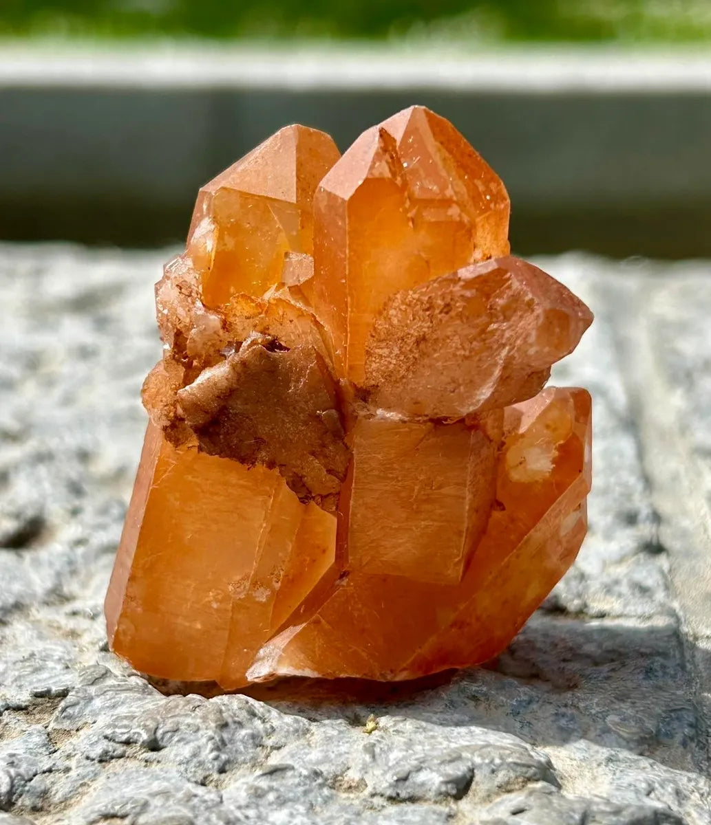 Tangerine Quartz Cluster 