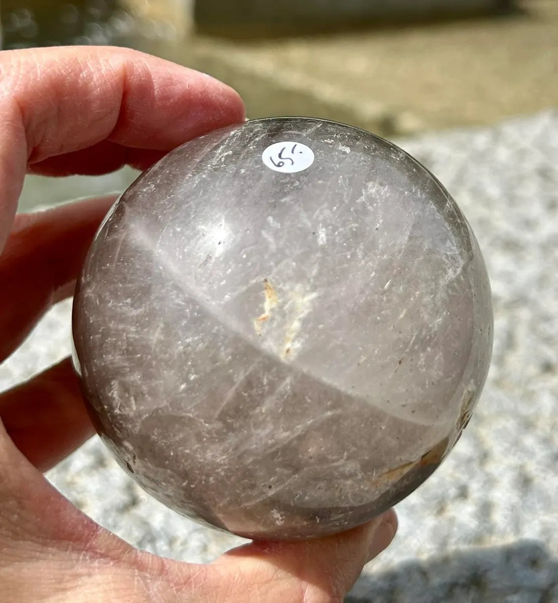 Smokey Amethyst Sphere