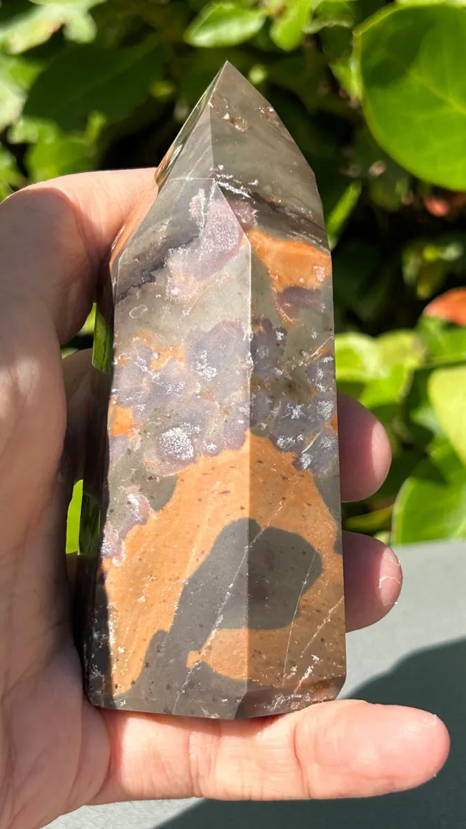 Leopardskin Jasper Tower