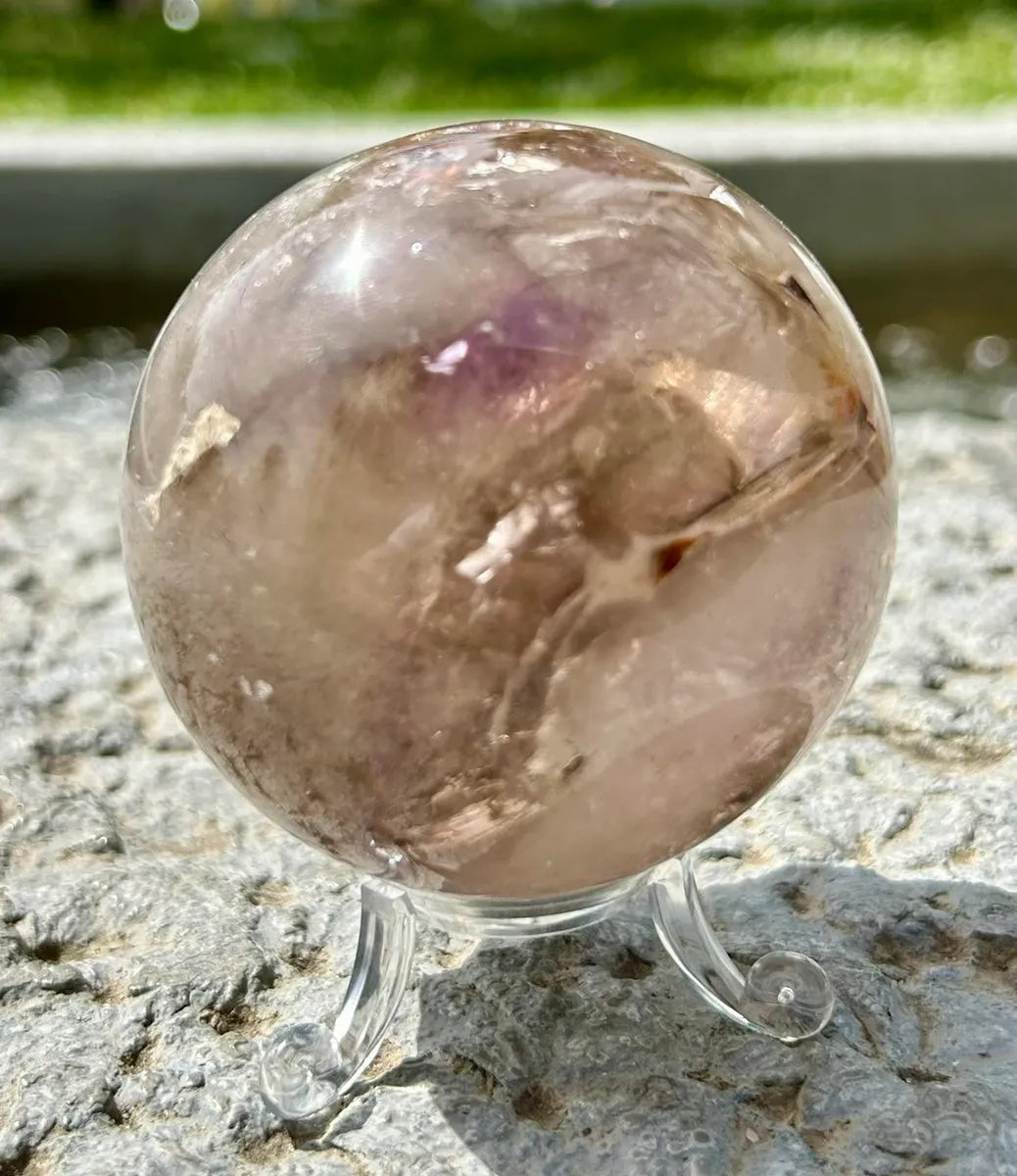 Smokey Amethyst Sphere
