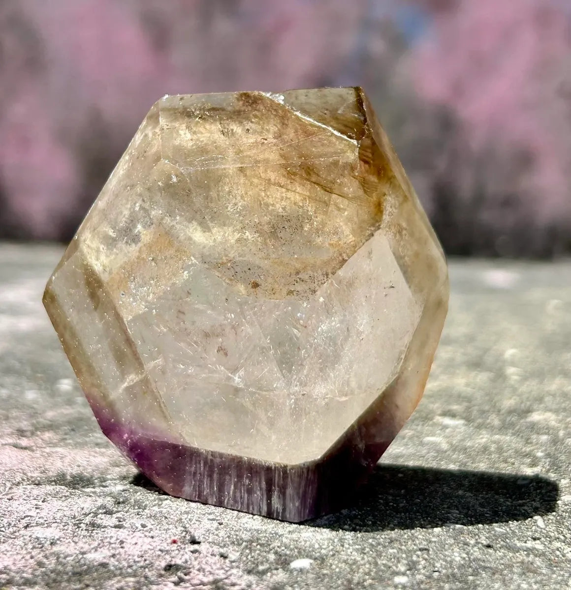 Polished Dreamcoat Lemurian Quartz